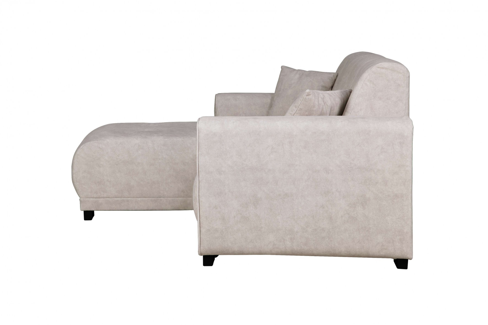 Home affaire Ecksofa »Langeland L-Form« incl. 2 Zierkissen, Recamiere wahlweise links oder rechts