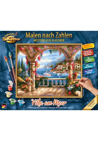 Schipper Malen nach Zahlen »Meisterklasse Klassiker - Villa am Meer«, Made in Germany kaufen