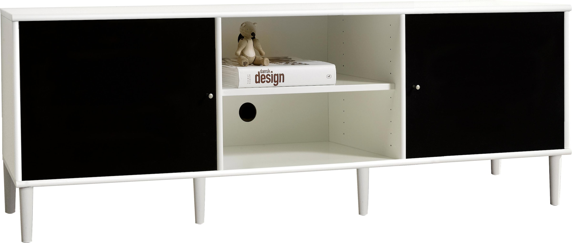 Hammel Furniture Möbelfuß »Mistral Bein, Stützfuß« (6 stk.), Holz, in mehreren Farben, Höche: 14 cm