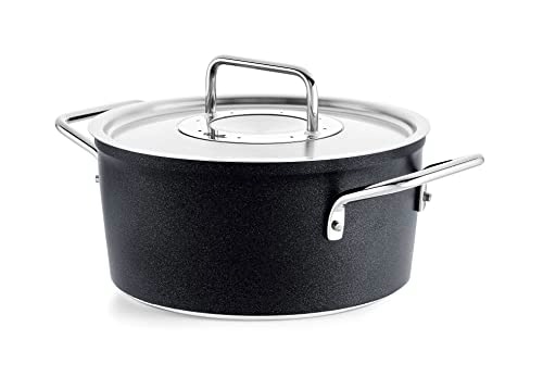 Fissler Topf-Set »Adamant®«, Aluminium, (Set, 3 tlg., Kochtopf 20 + Bratentopf 24 + Stielkasserolle 18cm oD), Made in Germany