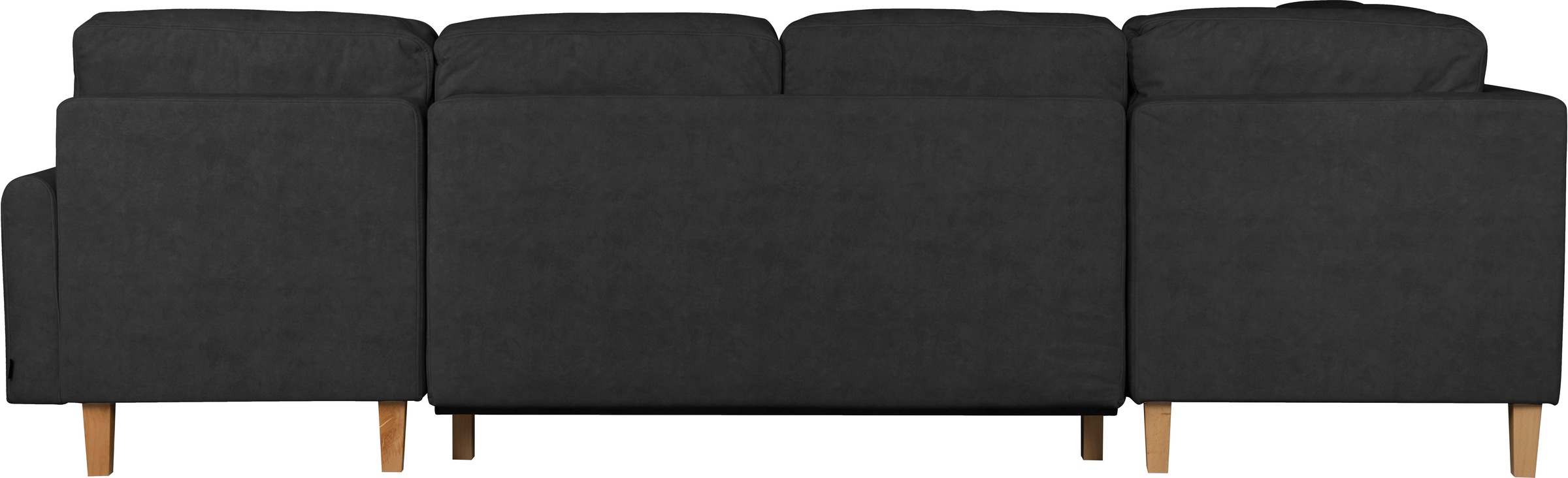 Home affaire Wohnlandschaft »TRIPLO U-Form wahlweise mit Schlaffunktion, B/T/H: 310/192/90 cm«, Schlafsofa, auch mit Bettkasten, Steppung im Rückenkissen