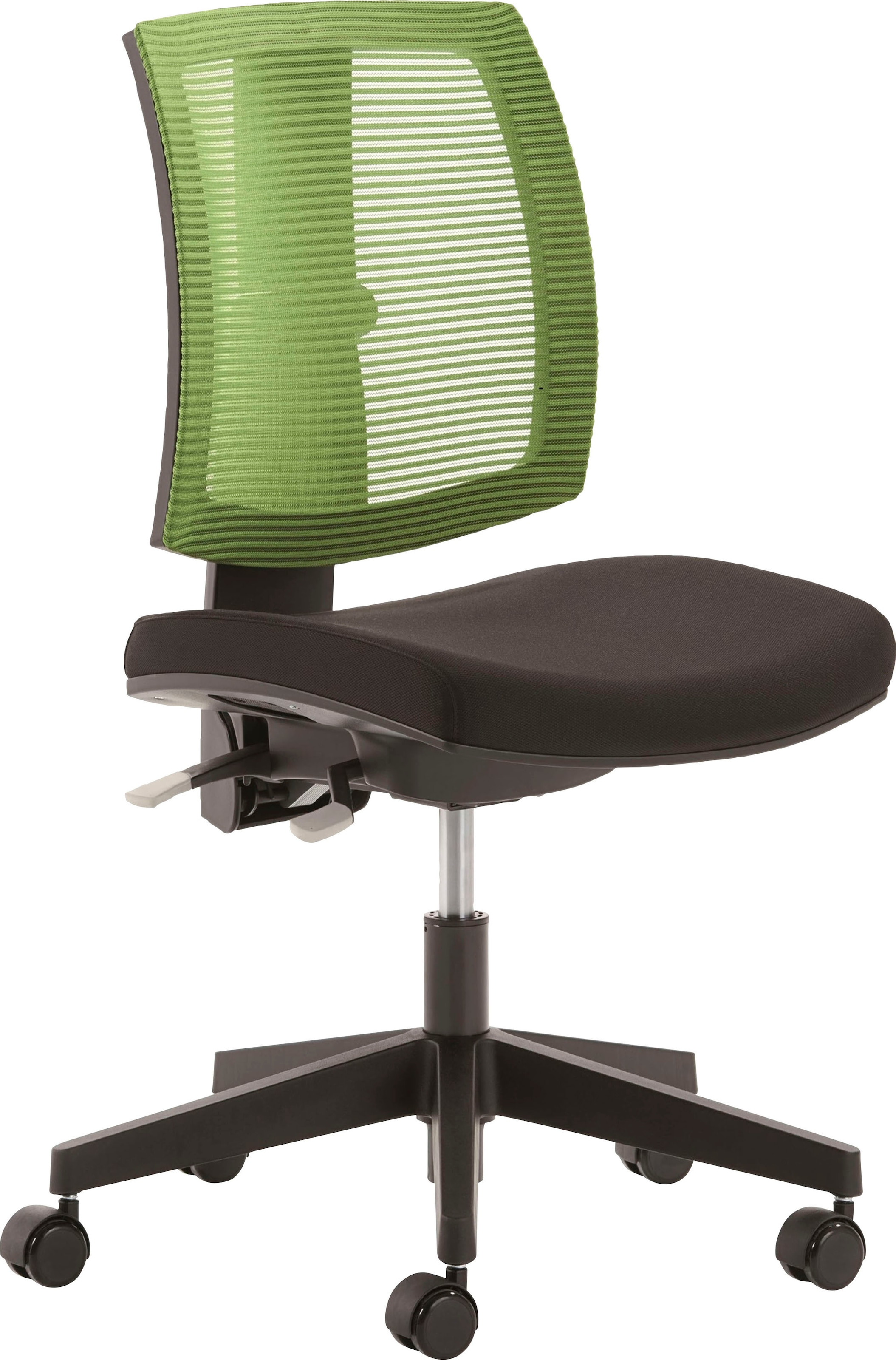 MAYER SITZMÖBEL Drehstuhl »2232« () 1 Stk.besonders für Frauen geeignet Grün/Schwarz + Schwarz