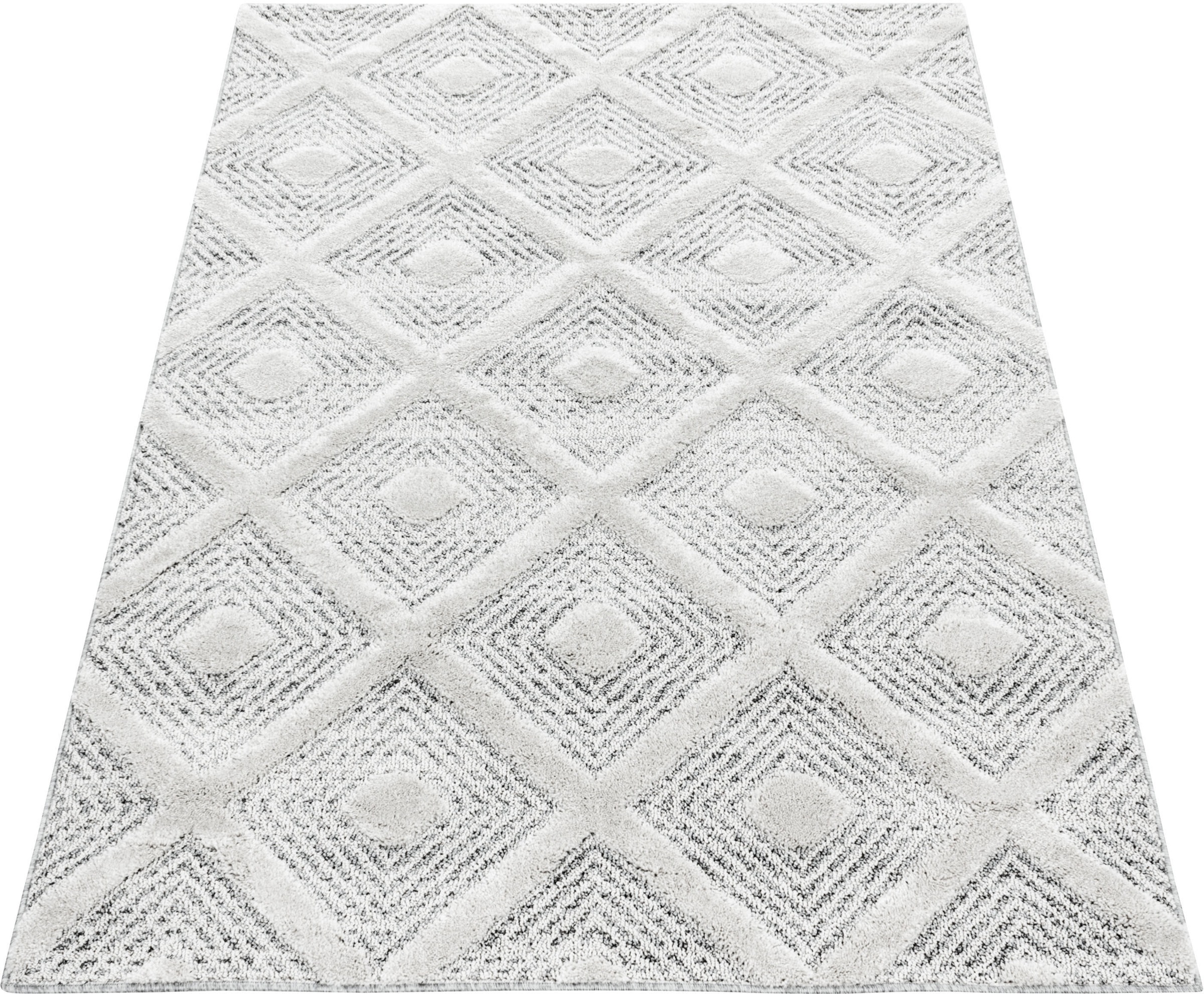 Ayyildiz Teppiche Teppich »PISA 4707«, rechteckig, 20 mm Höhe, Läufer, rund günstig online kaufen