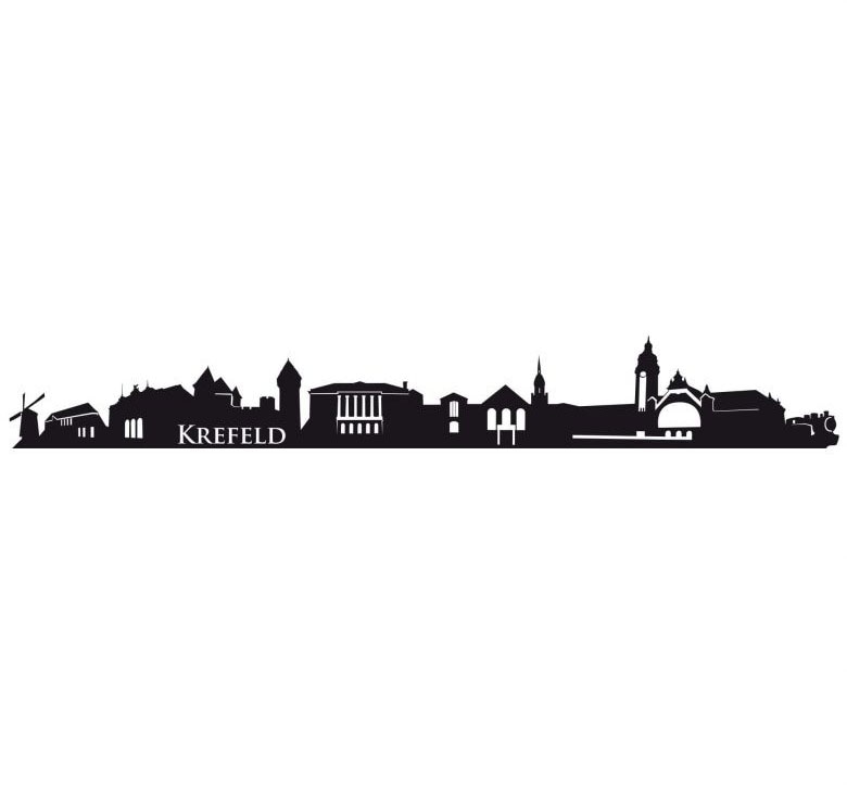 Wall-Art Wandtattoo »XXL Stadt Skyline 100cm«, kaufen Rechnung (1 St.) Krefeld auf