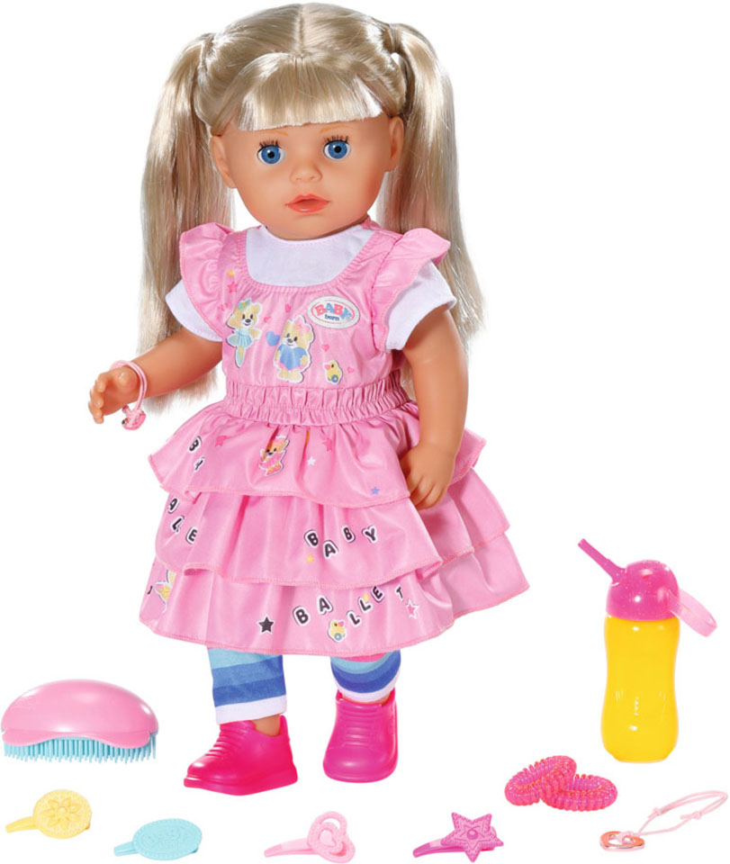 Stehpuppe »Kindergarten Little Sister, 36 cm«, mit lebensechten Funktionen