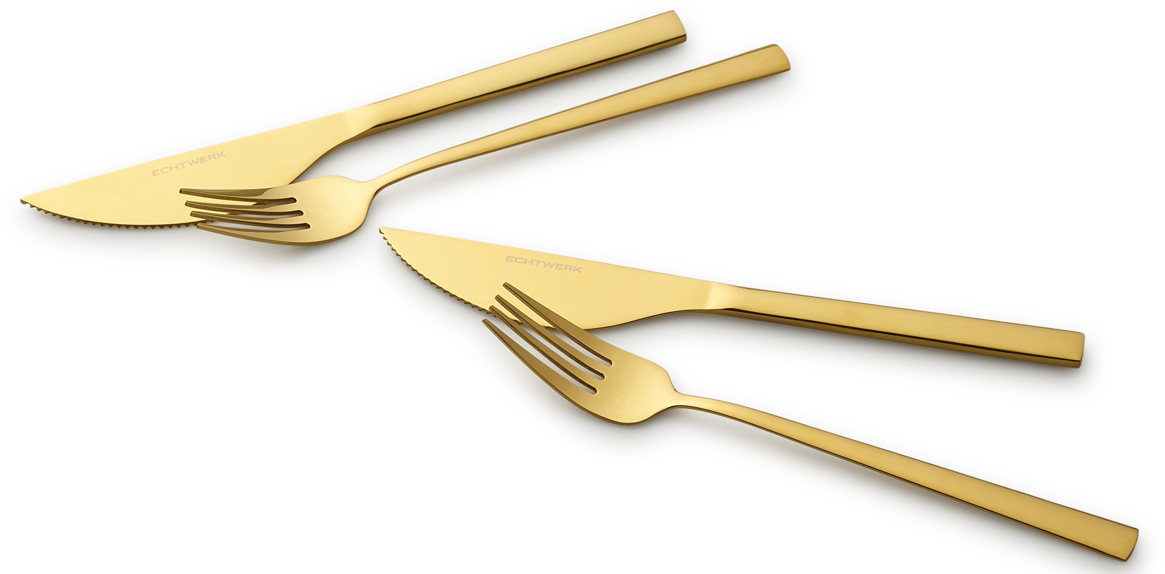 ECHTWERK Besteck-Set »Angelini«, (Set, 4 tlg.), für Pizza, Quiche, Flammkuchen