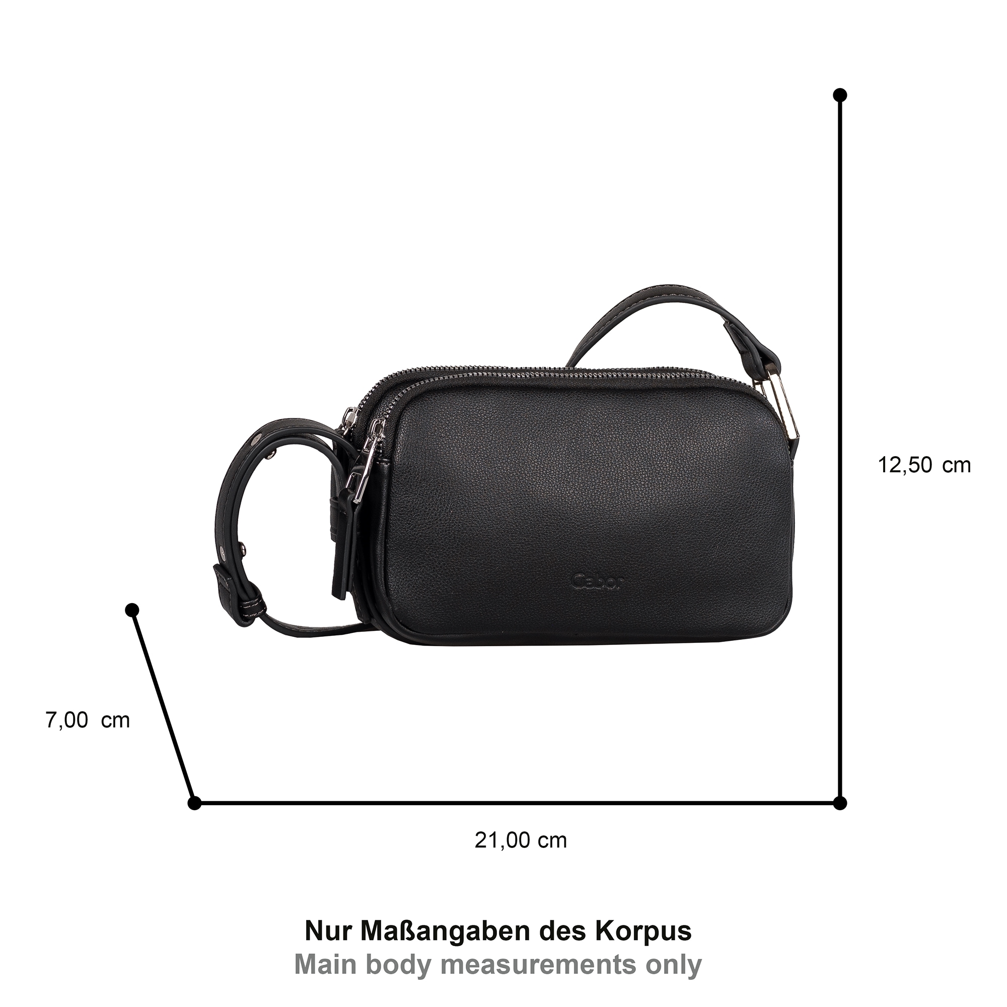 Gabor Handtasche »Millie« femininer Touch mit der abgerundeter Form mit edlen Metalldetails