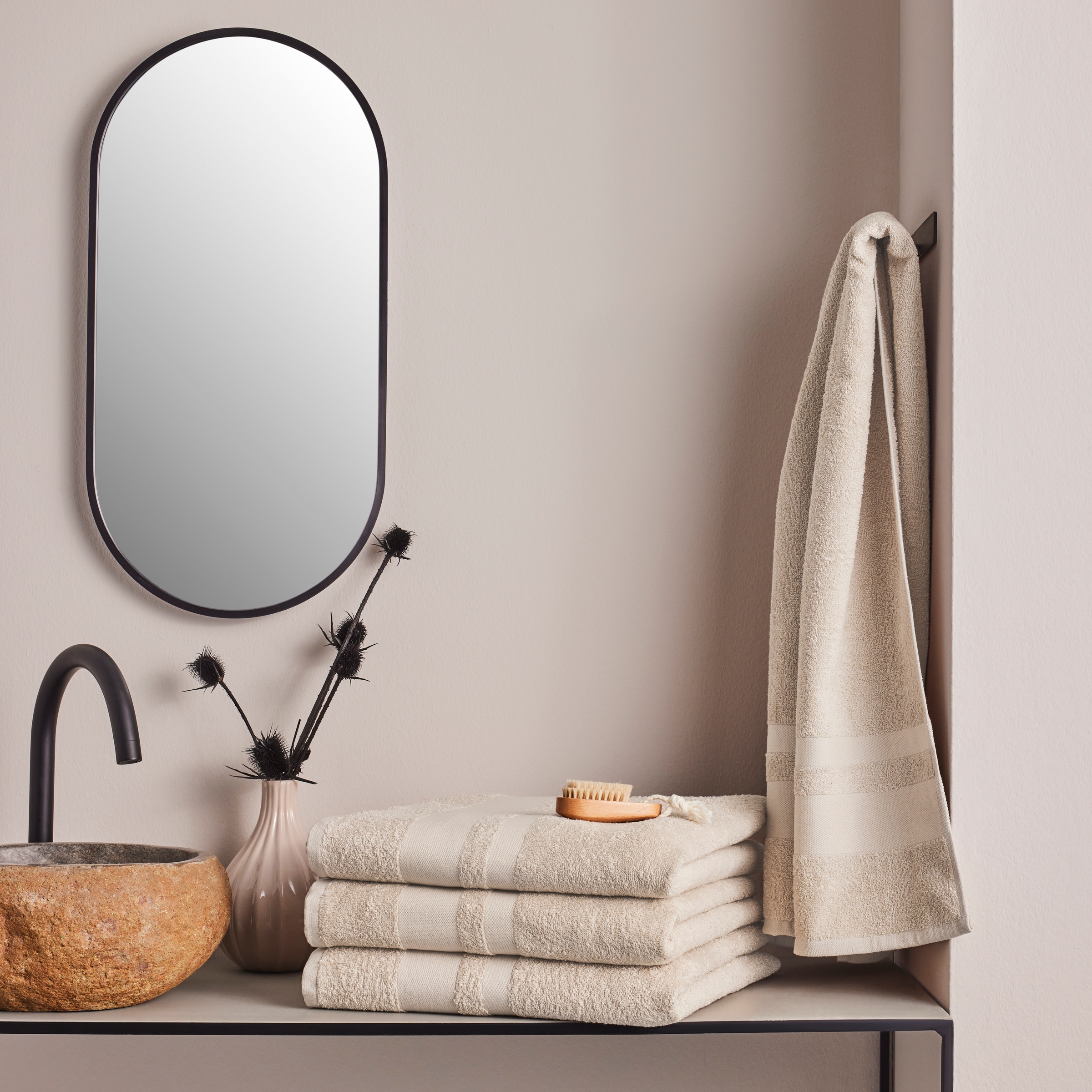 my home Duschtücher »Vanessa 4x 70x140cm«, (Set, 4 St., 4er Set Badetücher günstig online kaufen