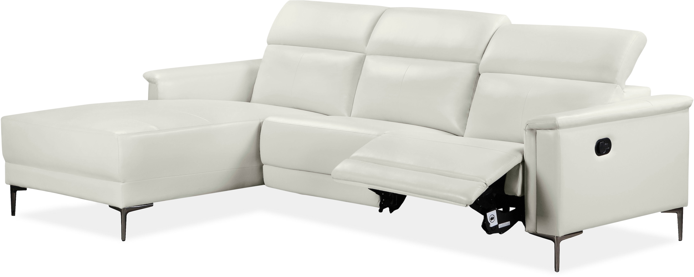 Places of Style Ecksofa Lund, mit man. o. elektr. Relaxfunktion und USB/ Kopfteilverstellung