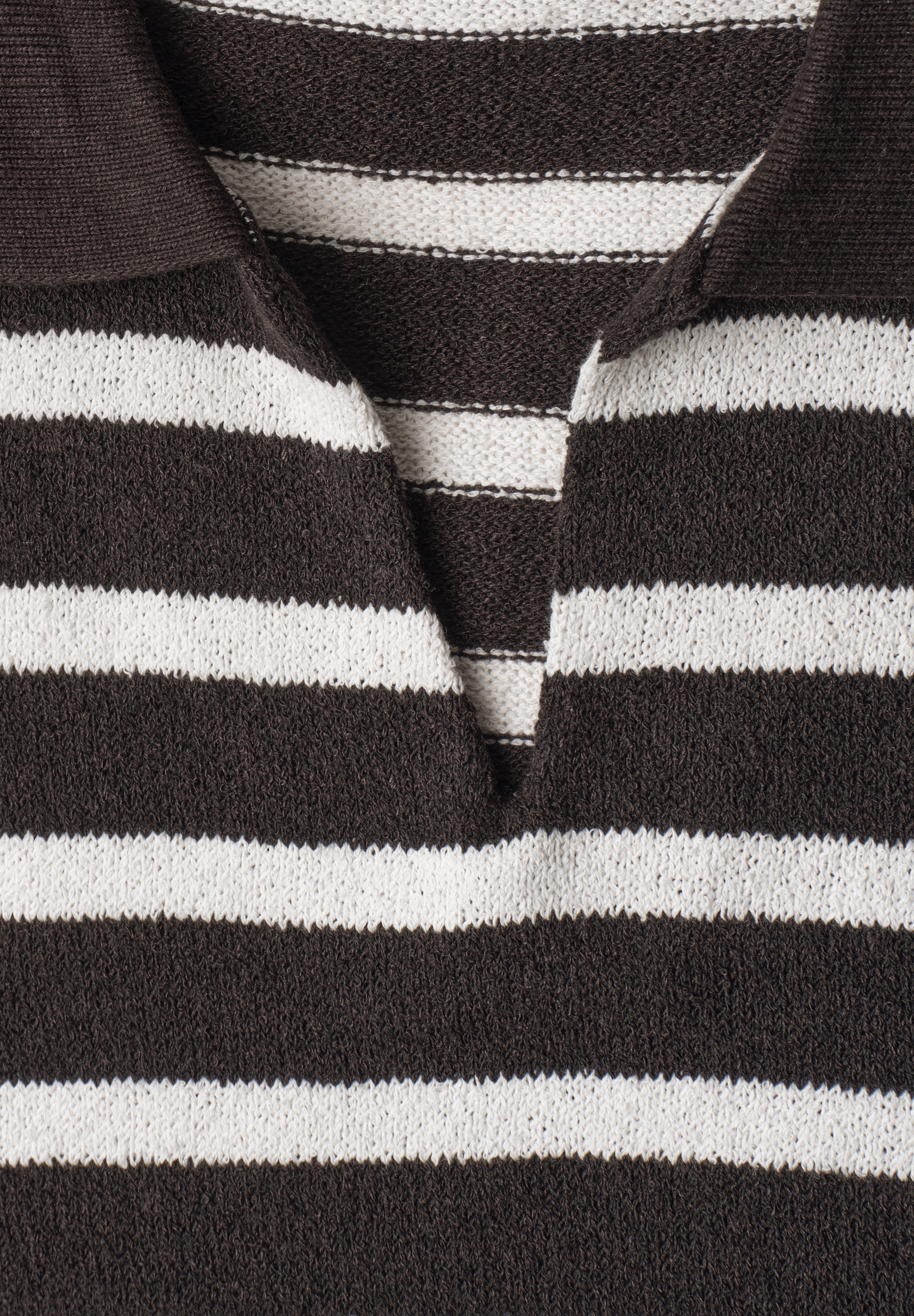 STREET ONE Poloshirt mit Streifenmuster