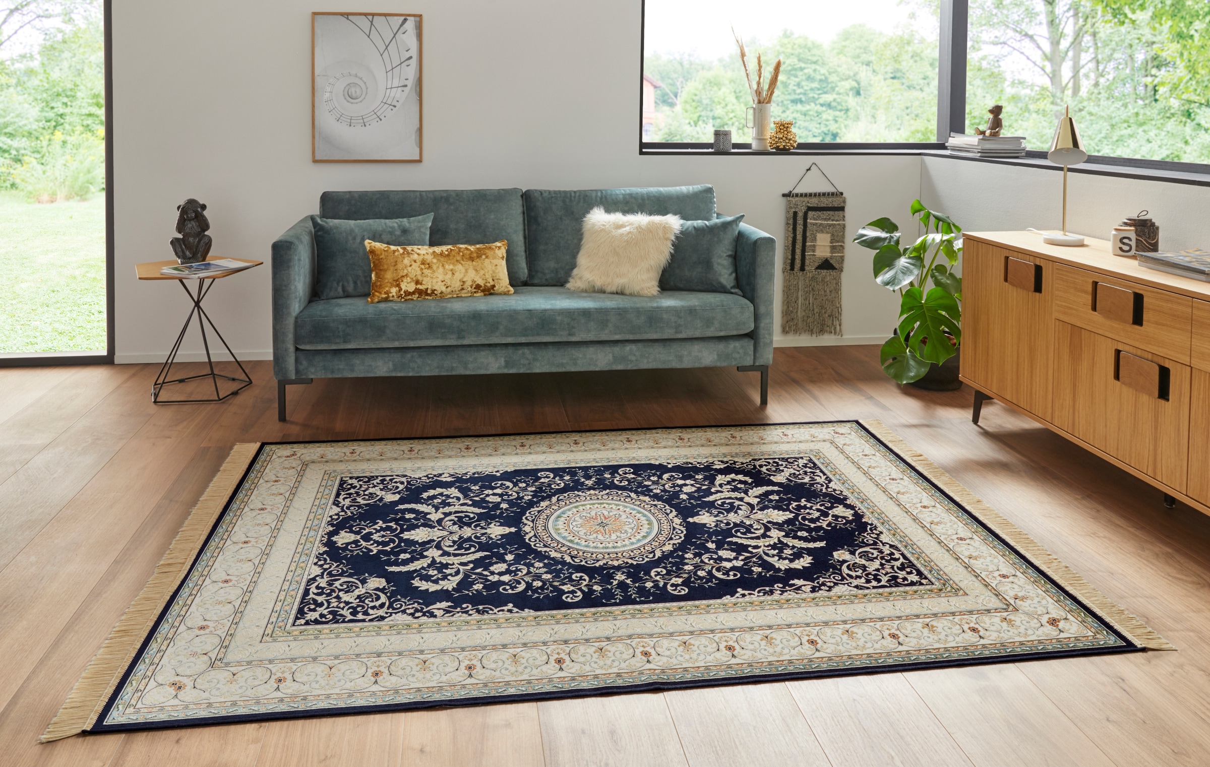 HANSE Home Teppich »Antik Negar«, rechteckig, 5 mm Höhe, Orientalisch mit F günstig online kaufen
