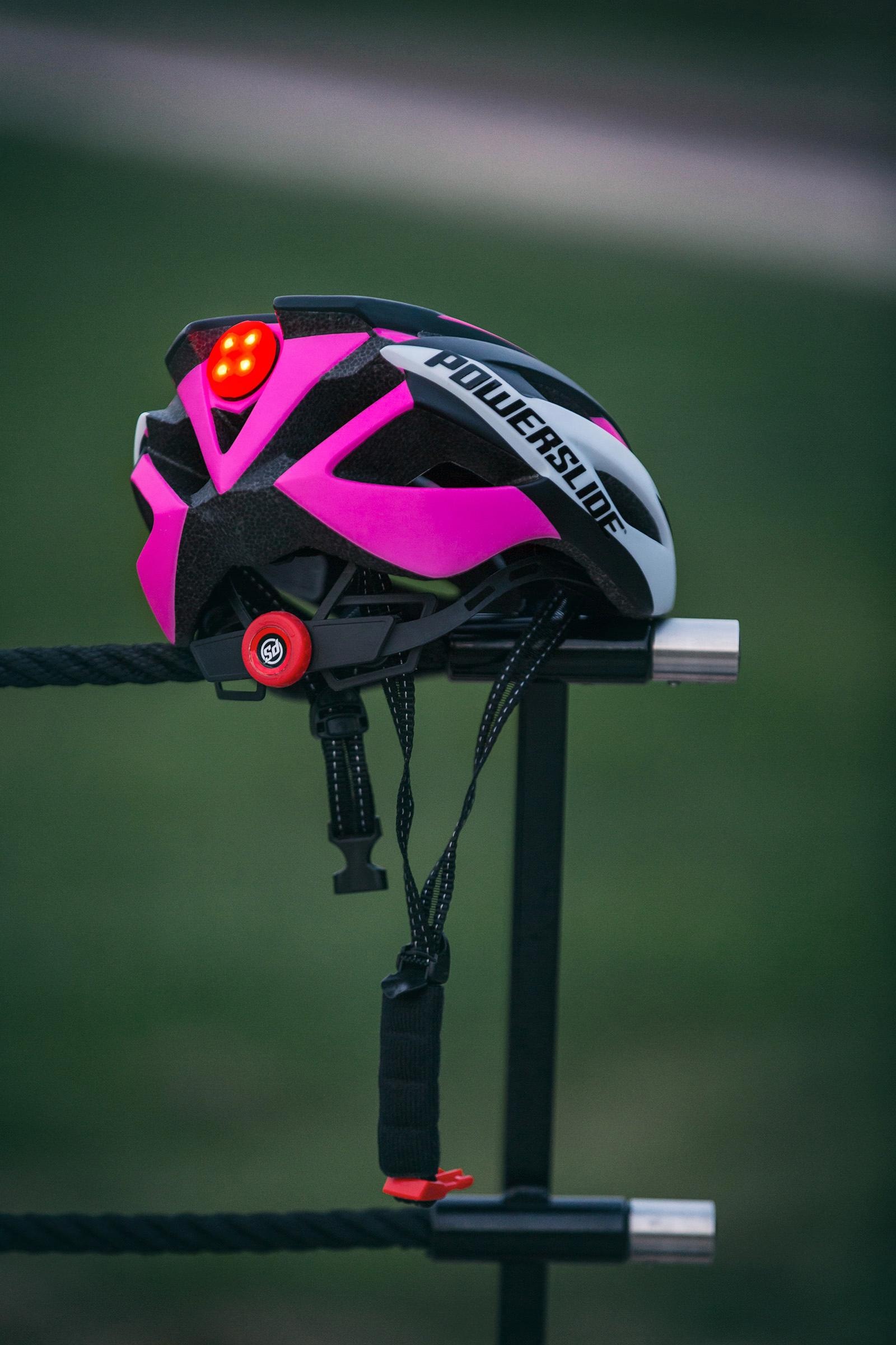 Powerslide Kinderfahrradhelm »Race Attack White / Pink«