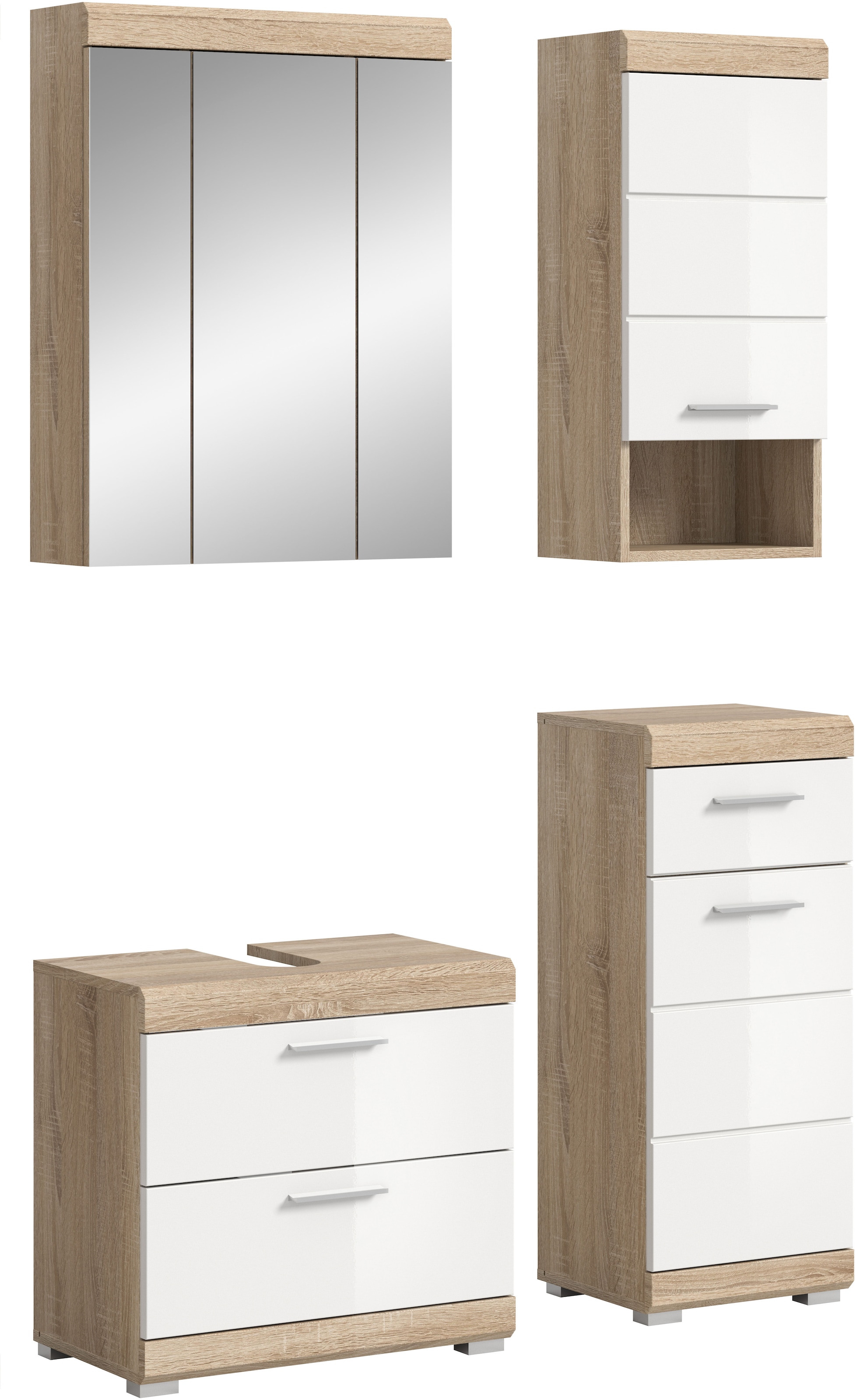 INOSIGN Badmöbel-Set »Siena, 4 teilig, bestehend aus:« Set, TOPSELLER!, 4 S günstig online kaufen