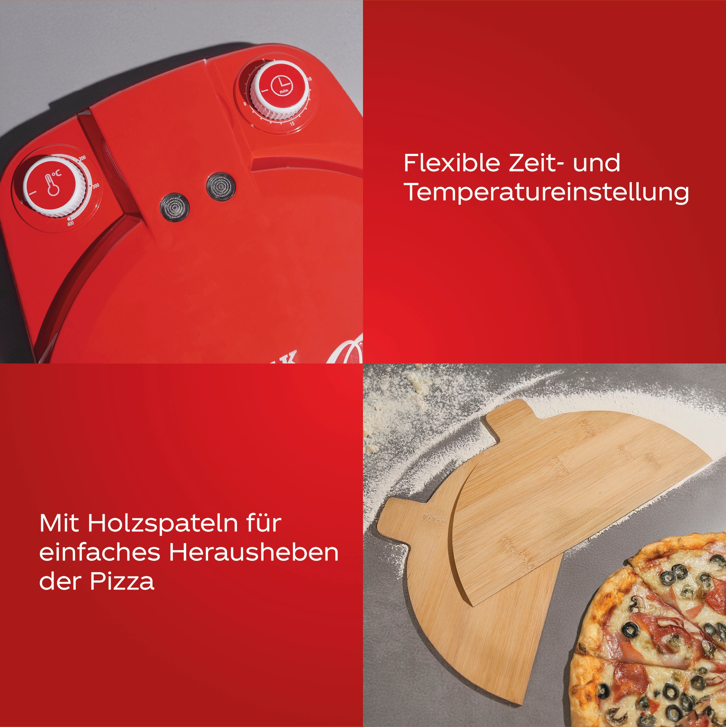 COCA COLA Pizzaofen »SPM-800CC«