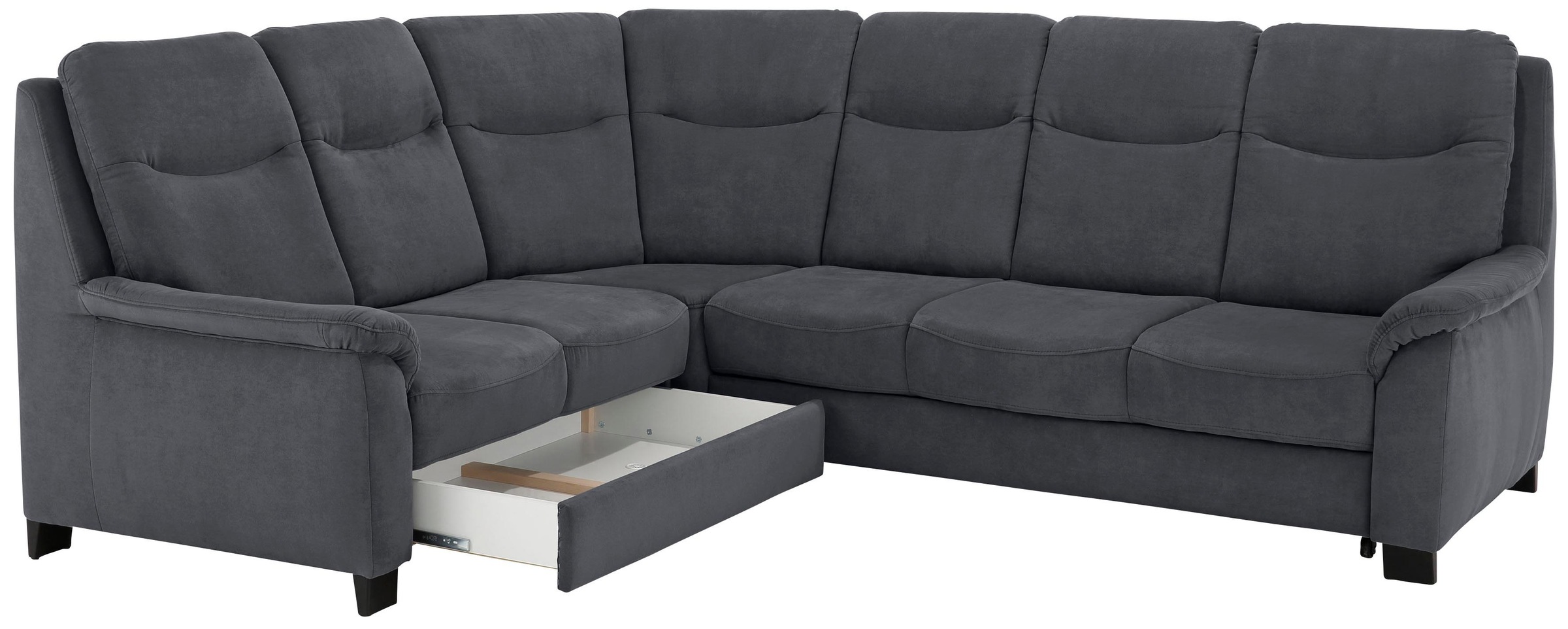 Home affaire Ecksofa »Boccaccio L-Form«, mit Federkern, incl. Kopfteilverstellung, wahlweise Bettfunktion