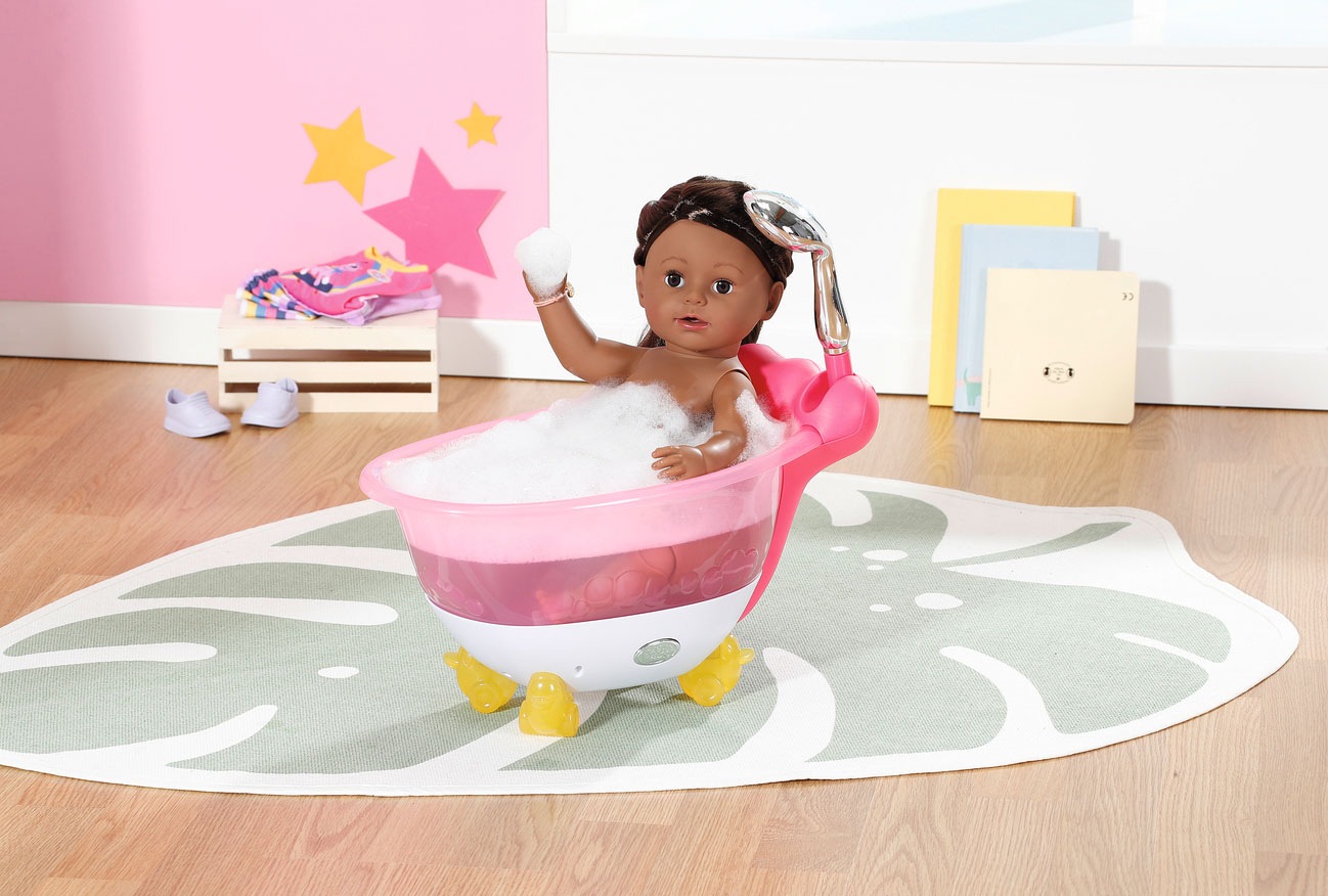 Baby Born Stehpuppe »Sister, Dolls of Colour, 43 cm«, mit lebensechten Funktionen
