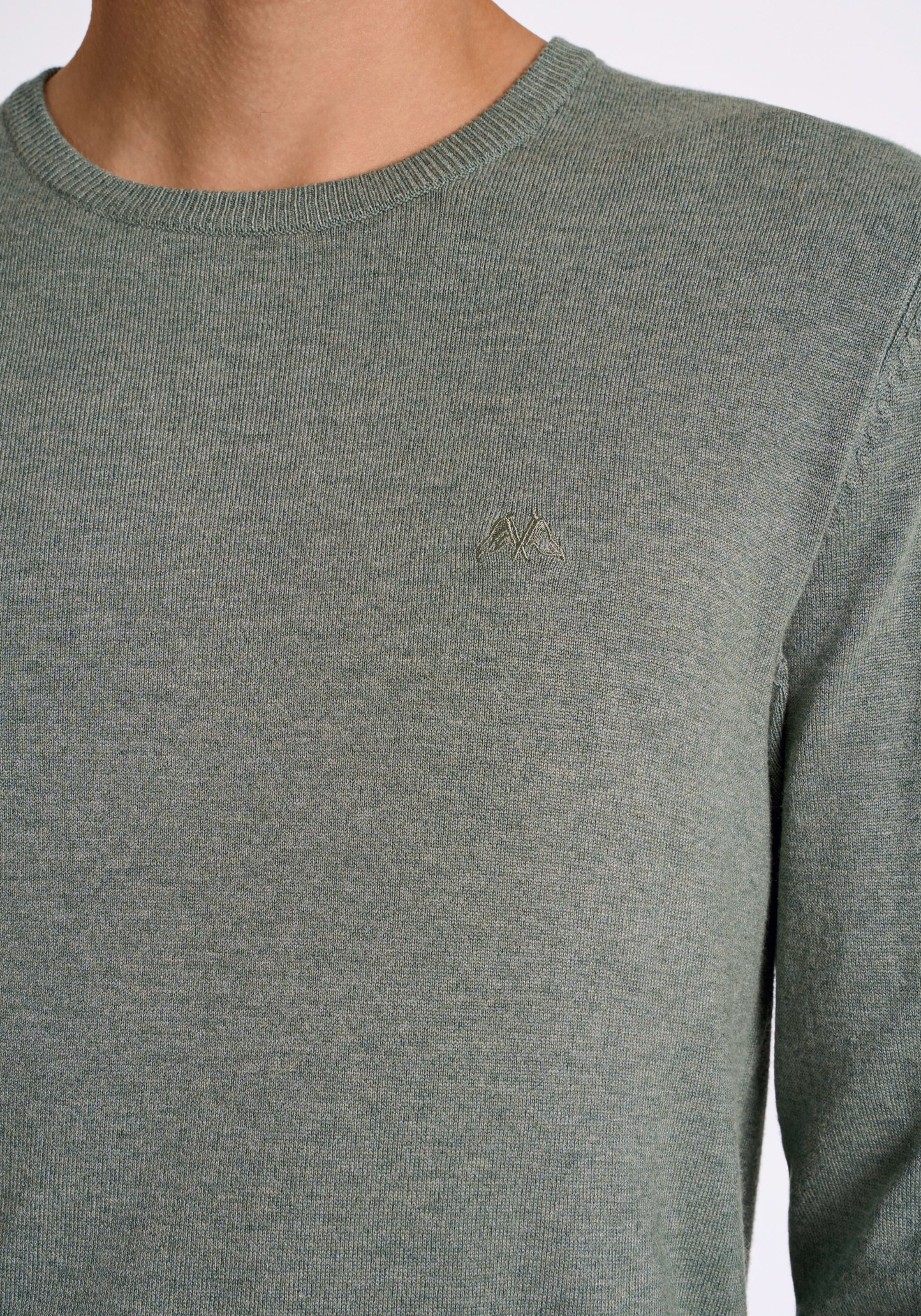 LINDBERGH Strickpullover mit Logo-Stickerei