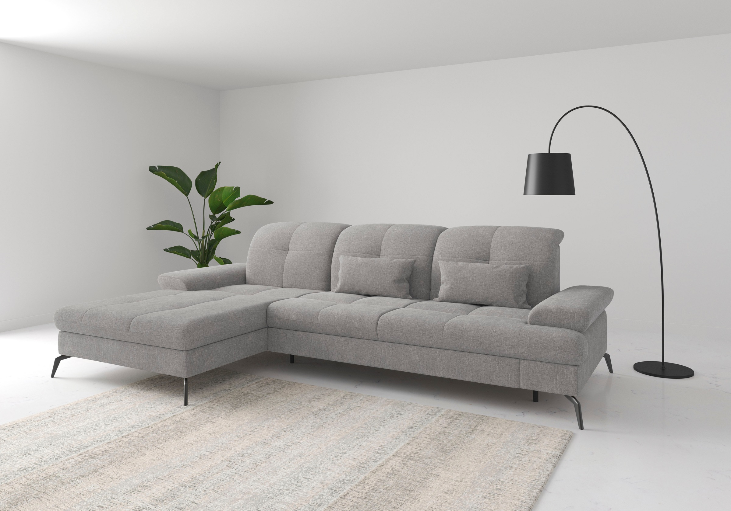 sit&more Ecksofa »Amica, L-Form, inkl. Sitztiefenverstellung & Armteilverst günstig online kaufen