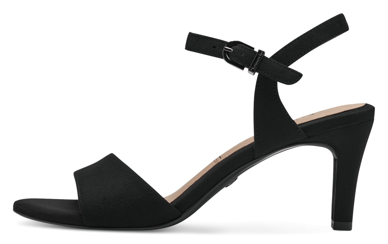 Tamaris Sandalette  Trichterabsatz, Abendschuh mit verstellbarem Fesselriemchen