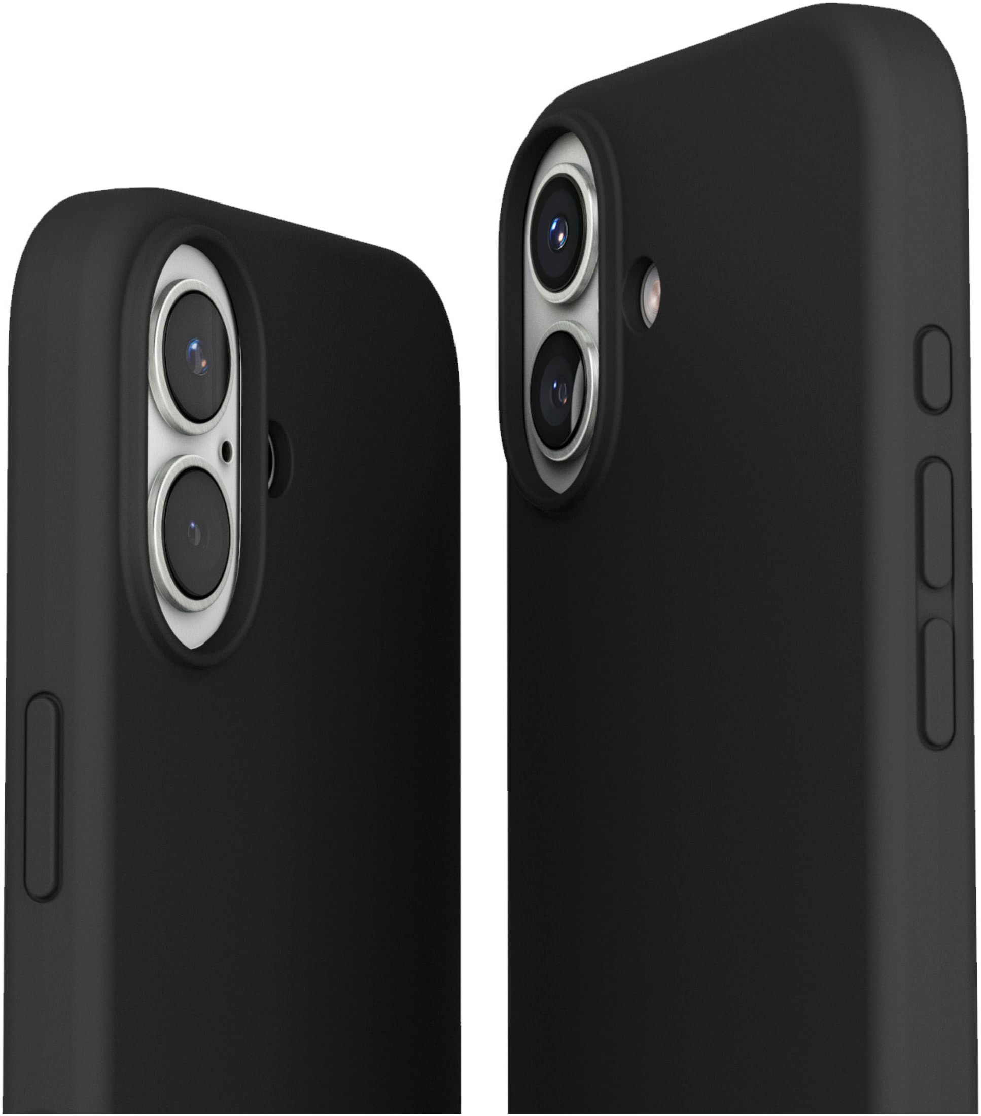 VONMÄHLEN Smartphone-Hülle »iPhone 16, Soft Silicone Case - Black«