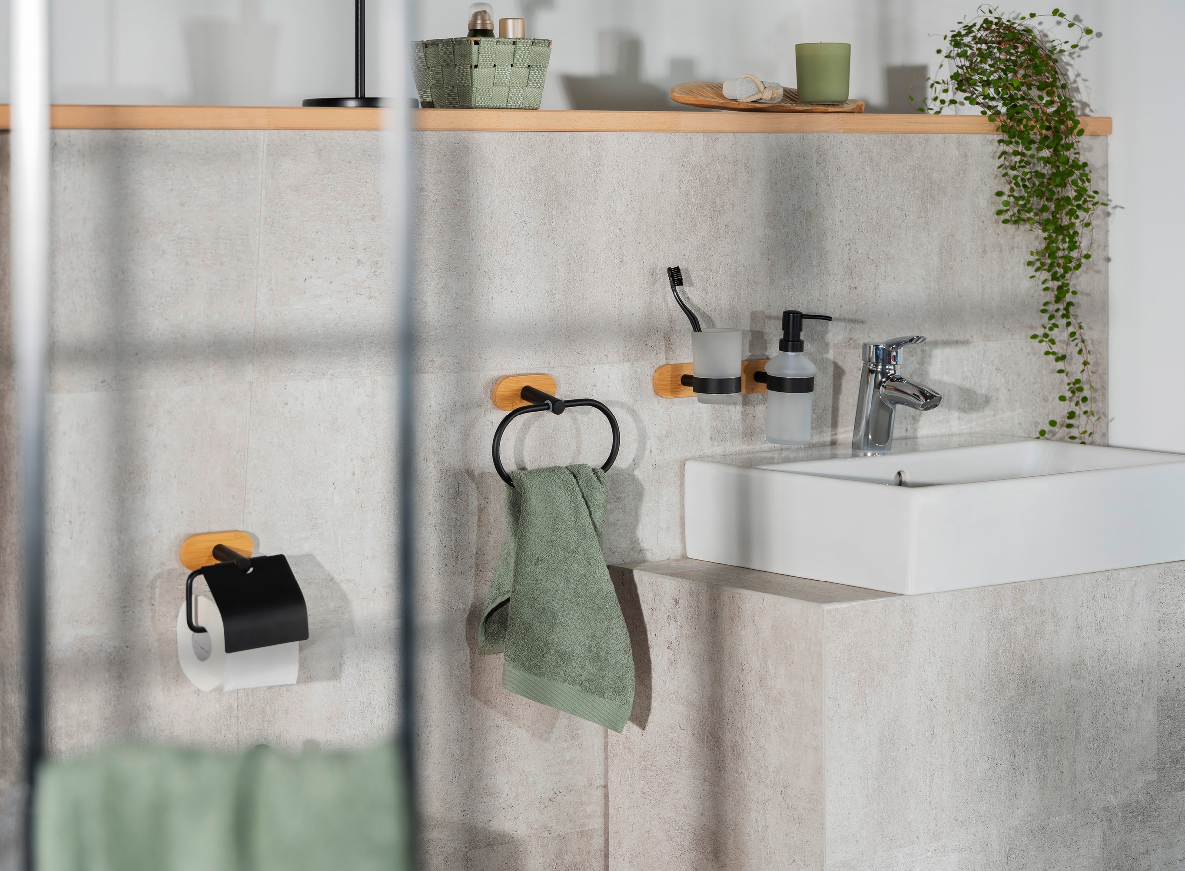 WENKO Handtuchring »Turbo-Loc® Orea«, befestigen ohne Bohren
