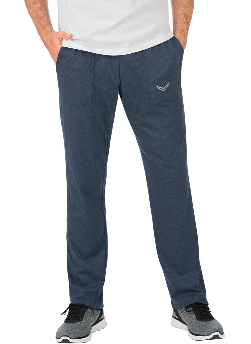 Trigema Jerseyhose »TRIGEMA Hose DELUXE Baumwolle«, (1 tlg.)