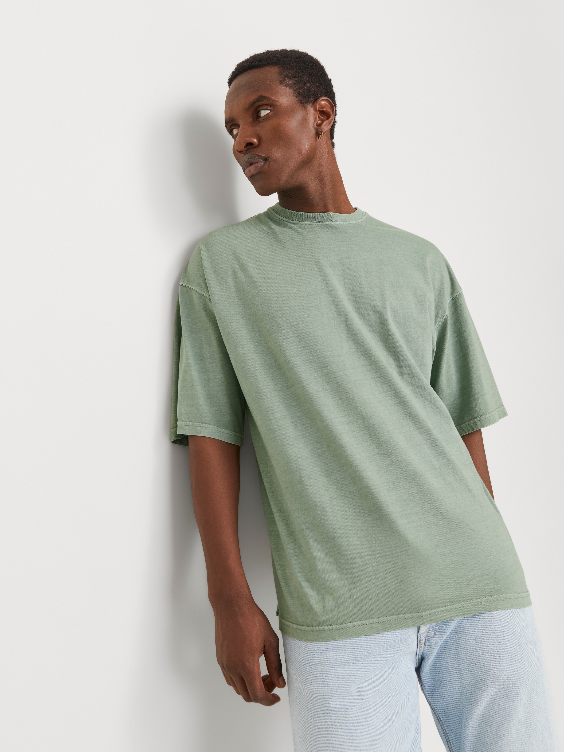 Jack & Jones Rundhalsshirt »JJECHARGE FADED TEE O-NECK NOOS«, mit Rundhalsausschnitt