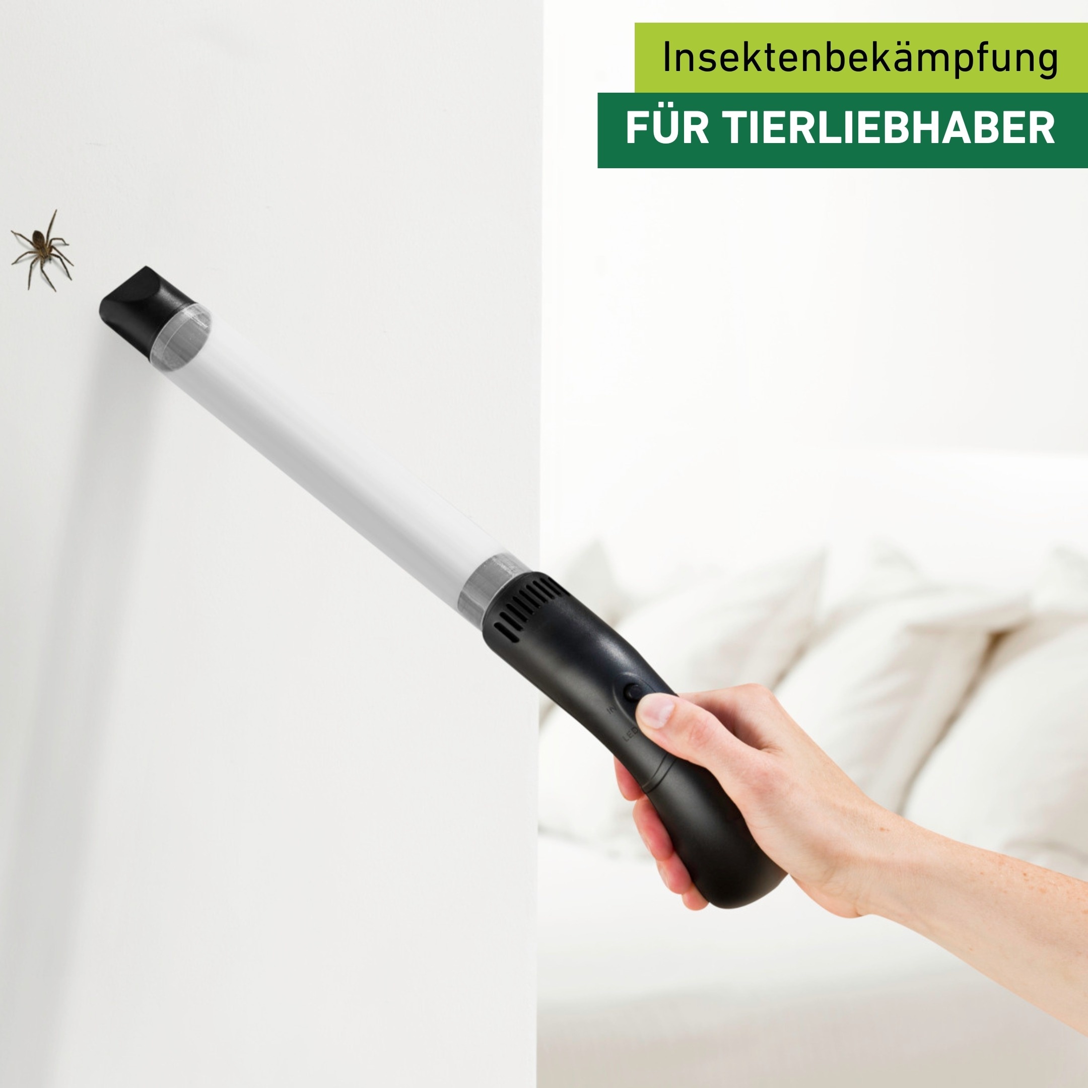 Windhager Insektenfalle »Spinnen- und Insektensauger« Insektensauger mit Led-Licht, für Indoor und Outdoor geeignet