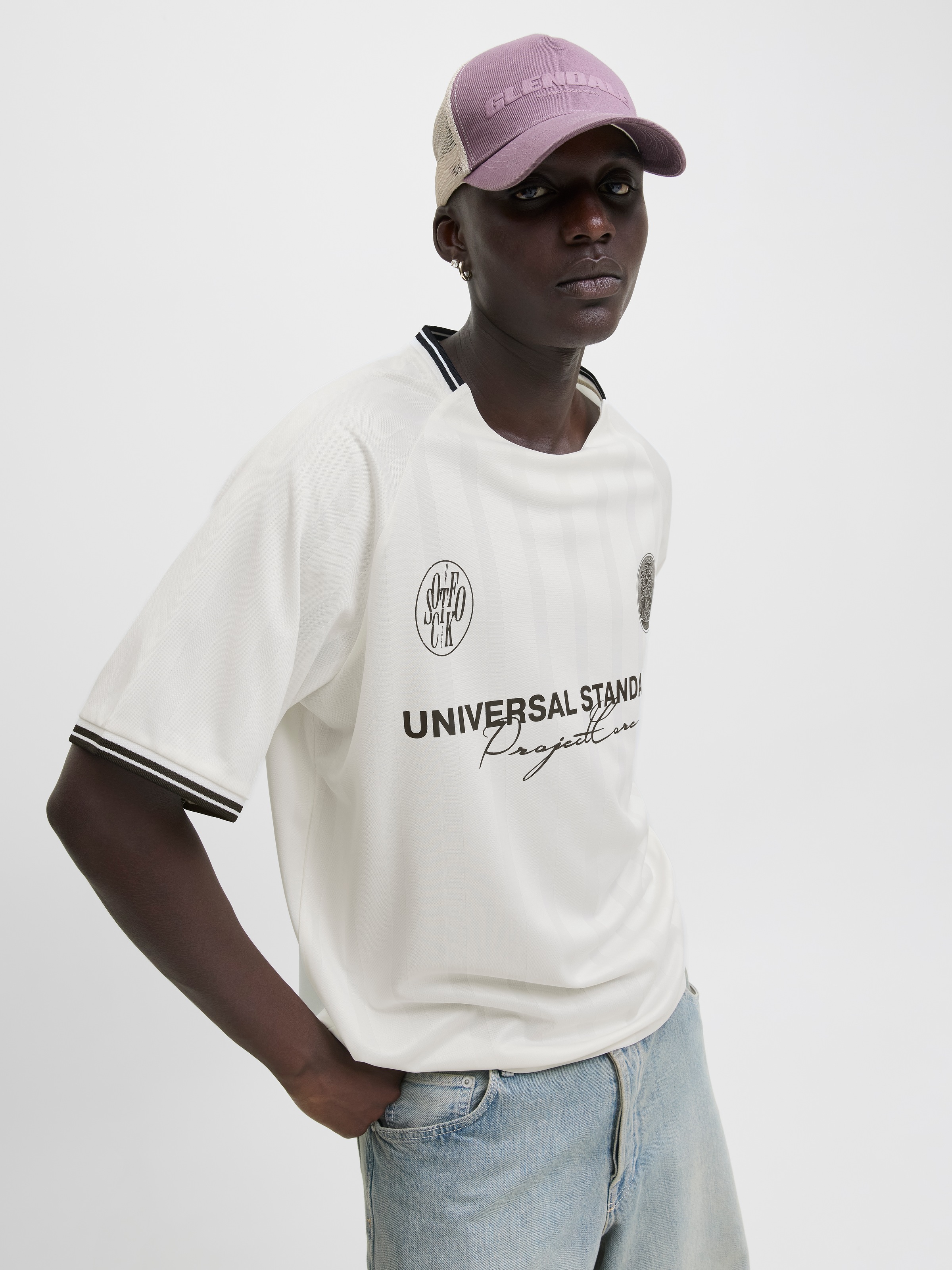 Jack & Jones Trainingsshirt »JCOCOVER RETRO FOOTBALL TEE SS LN«