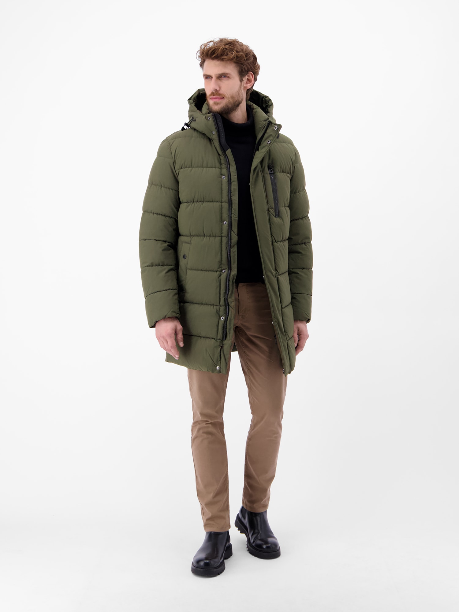 LERROS Wintermantel »LERROS Warmer Wintermantel für Herren« Wasser- und windabweisend, atmungsaktiv