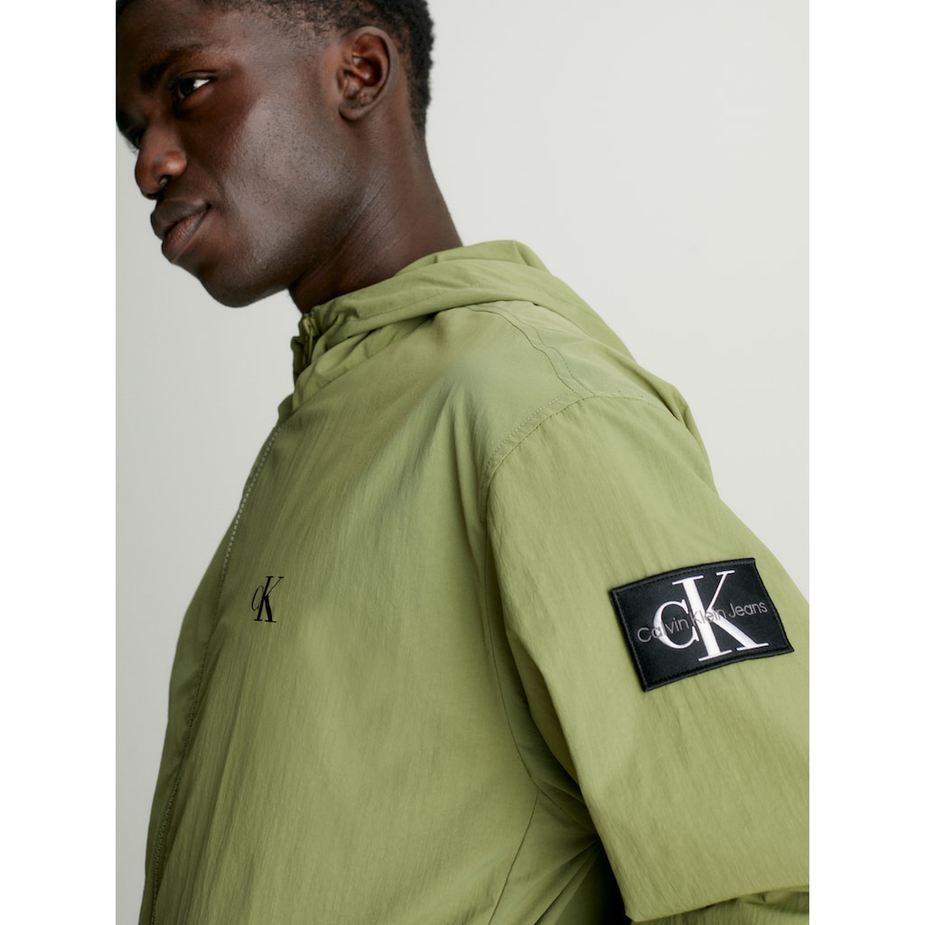 Calvin Klein Jeans Windbreaker »WINDBREAKER«, mit Kapuze, mit Calvin Klein Logo-Badge