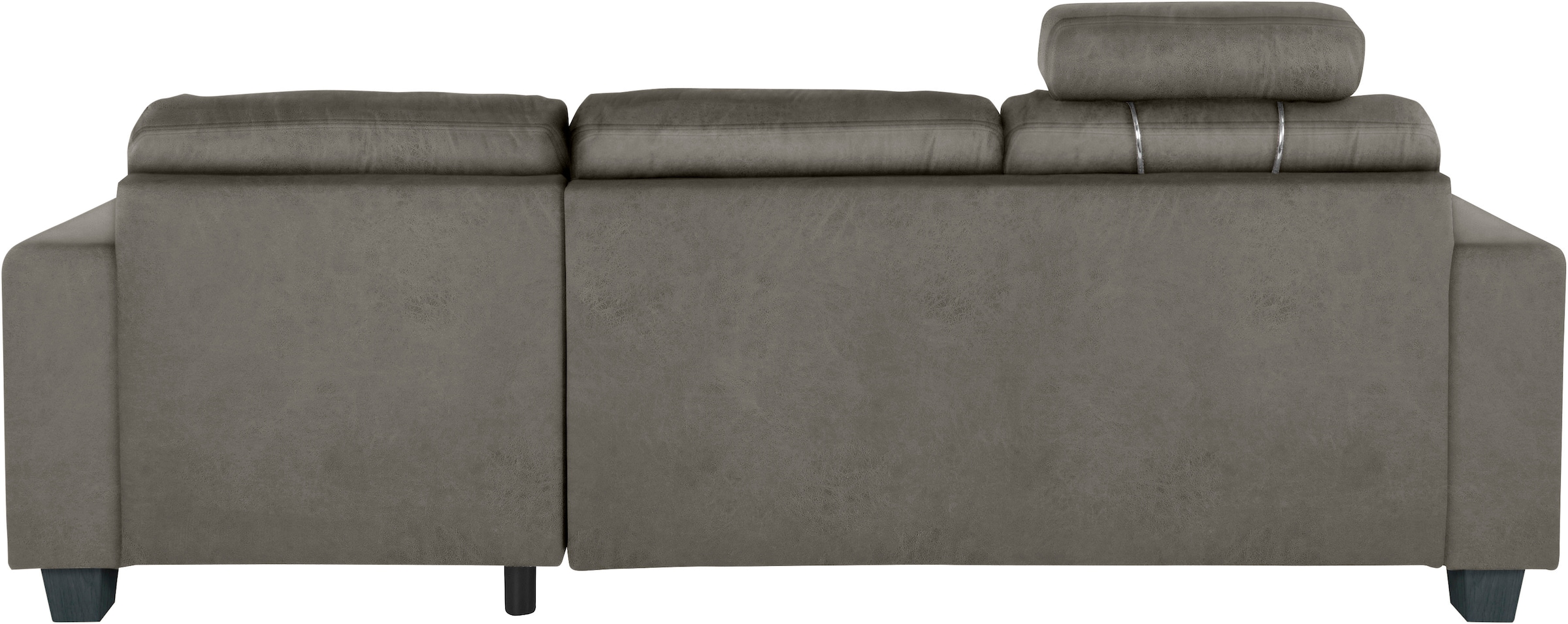 TRENDMANUFAKTUR Ecksofa »Chamber, zeitlos und modern, bequem mit hohem Sitzkomfort, L-Form«, inklusive einer Kopfstütze, wahlweise mit Schlaffunktion