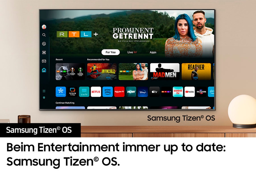Samsung LED-Fernseher »GU98DU9079U« 249 cm/98 Smart-TV Crystal UHD, Q-Symphony, Dolby Surround Sound, Triple Tuner, Smart-Hub
