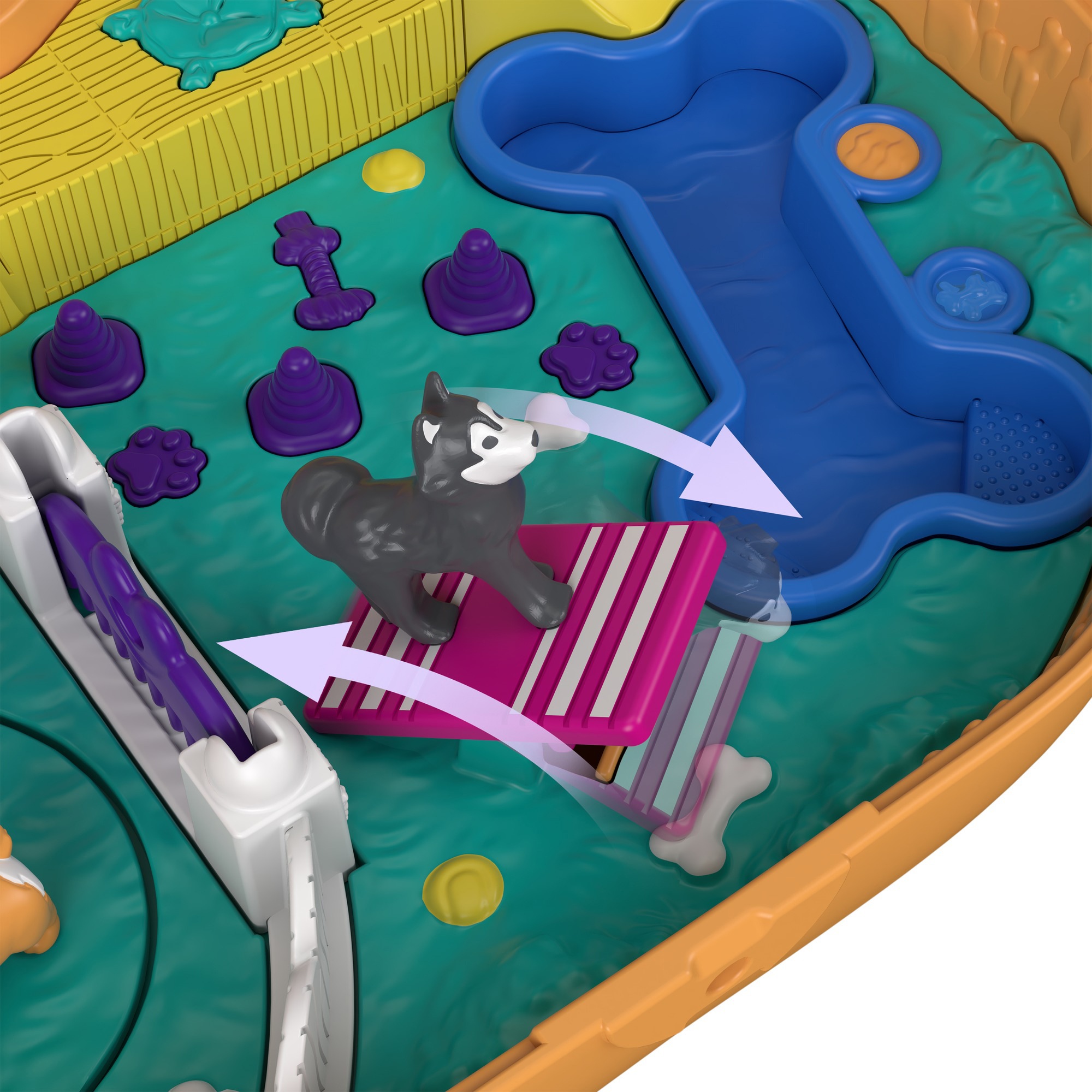 Polly Pocket Spielwelt »Corgi-Hundehotel Schatulle«, Sammelfigur