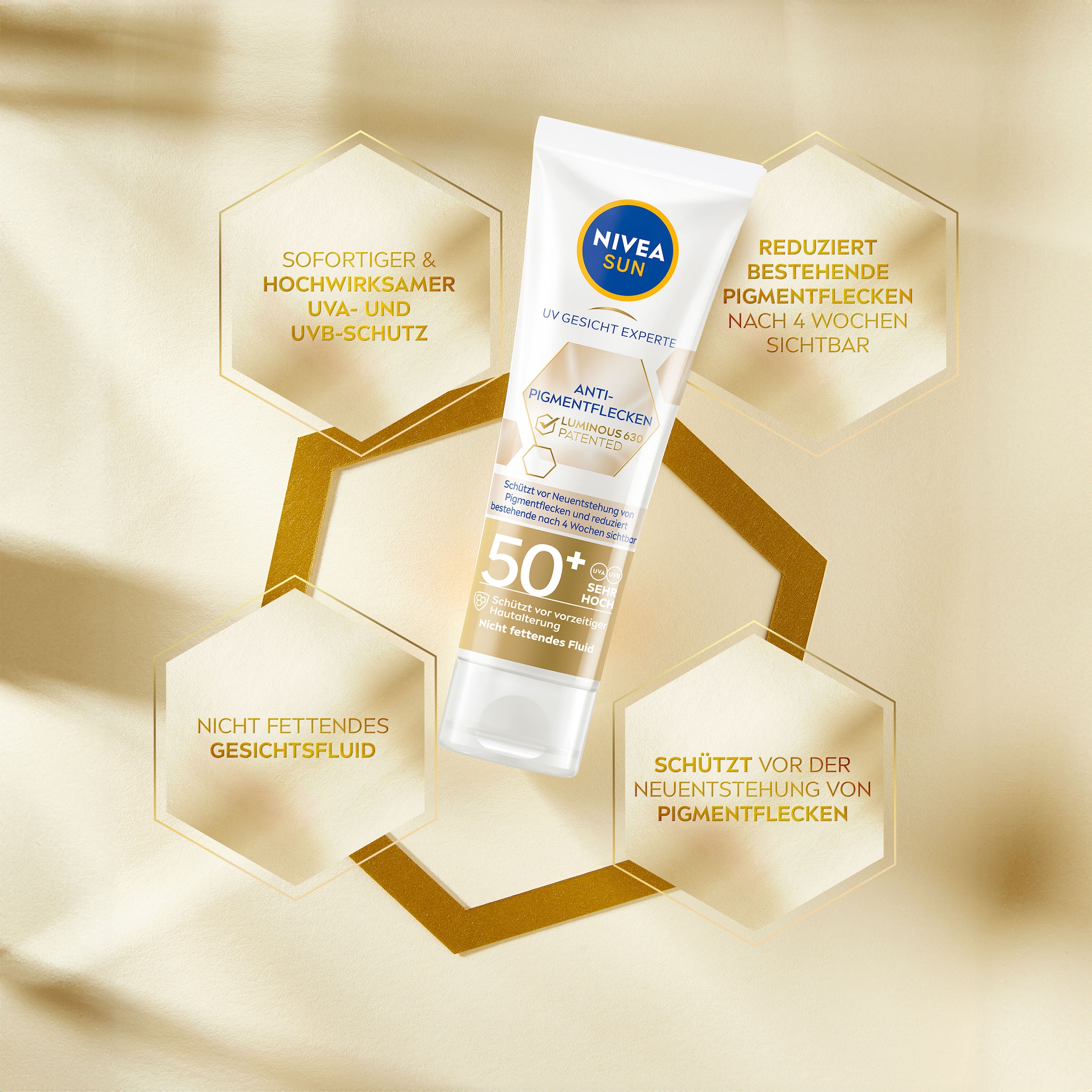 Nivea Sun Sonnenschutzlotion »UV GESICHT EXPERTE Anti Pigmentflecken Sonnenschutz«