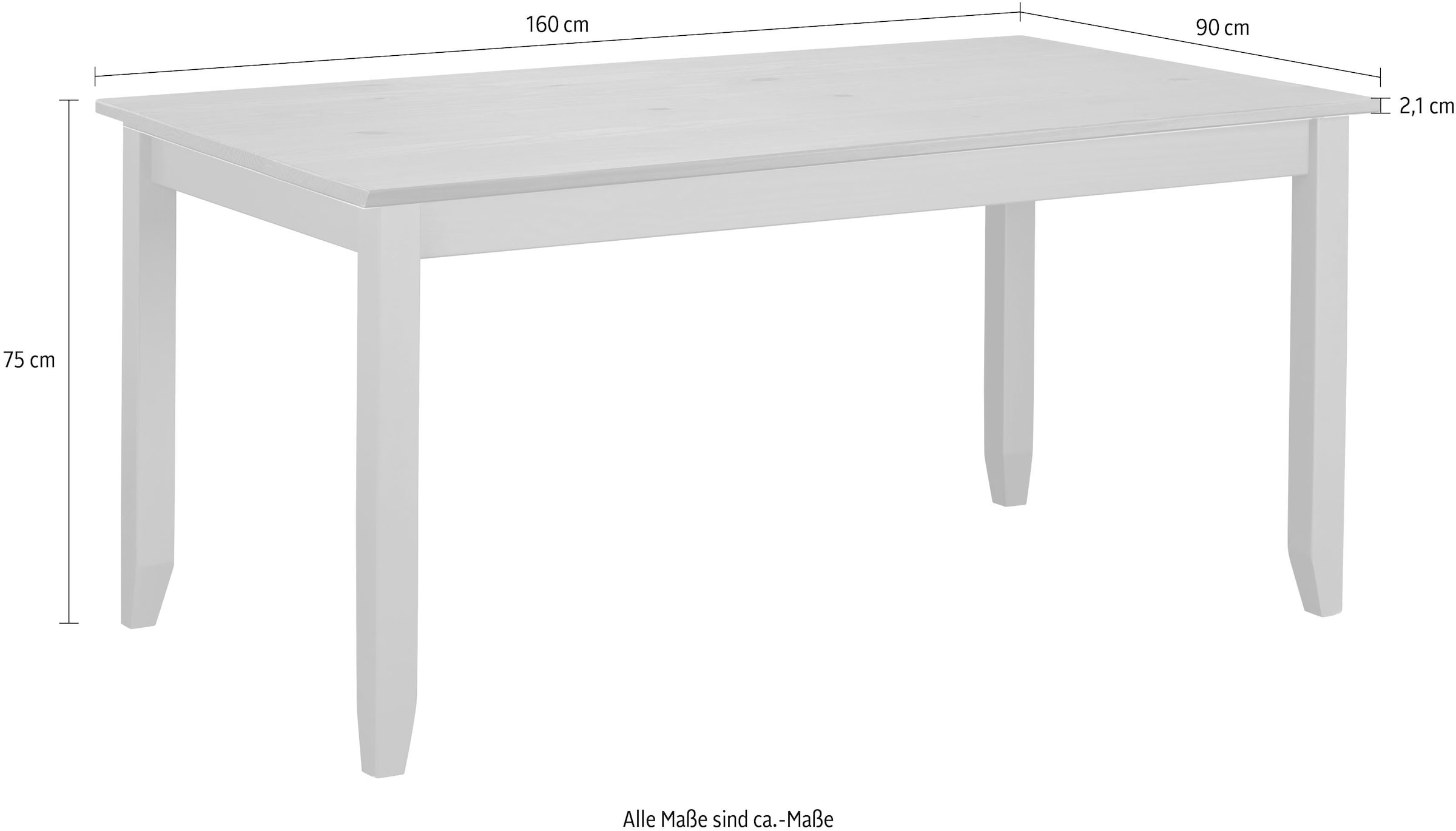 Inter Link Esstisch »Luzern« im Landhaus Stil