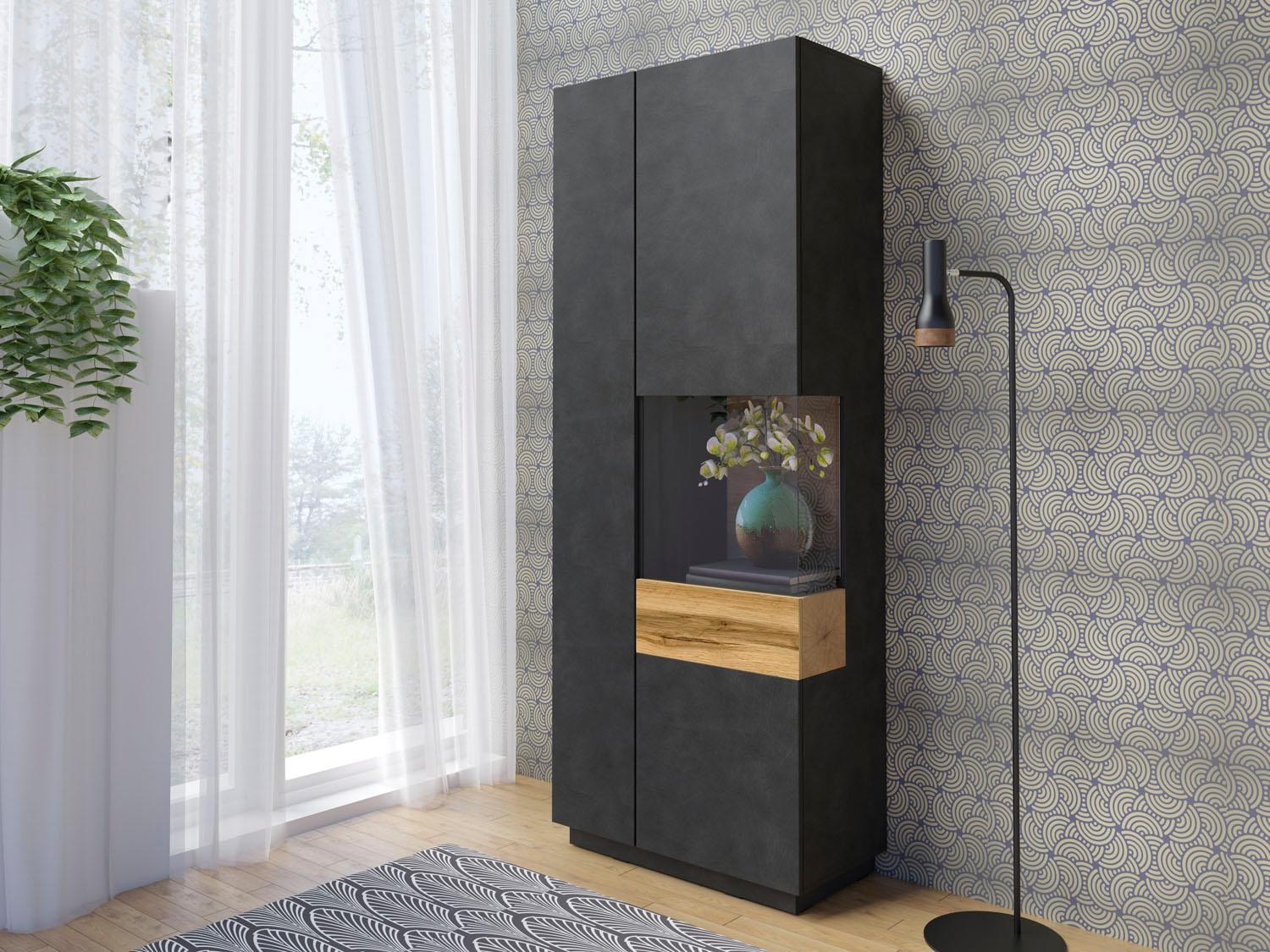 INOSIGN Vitrine "SILKE", Höhe 207 cm günstig online kaufen