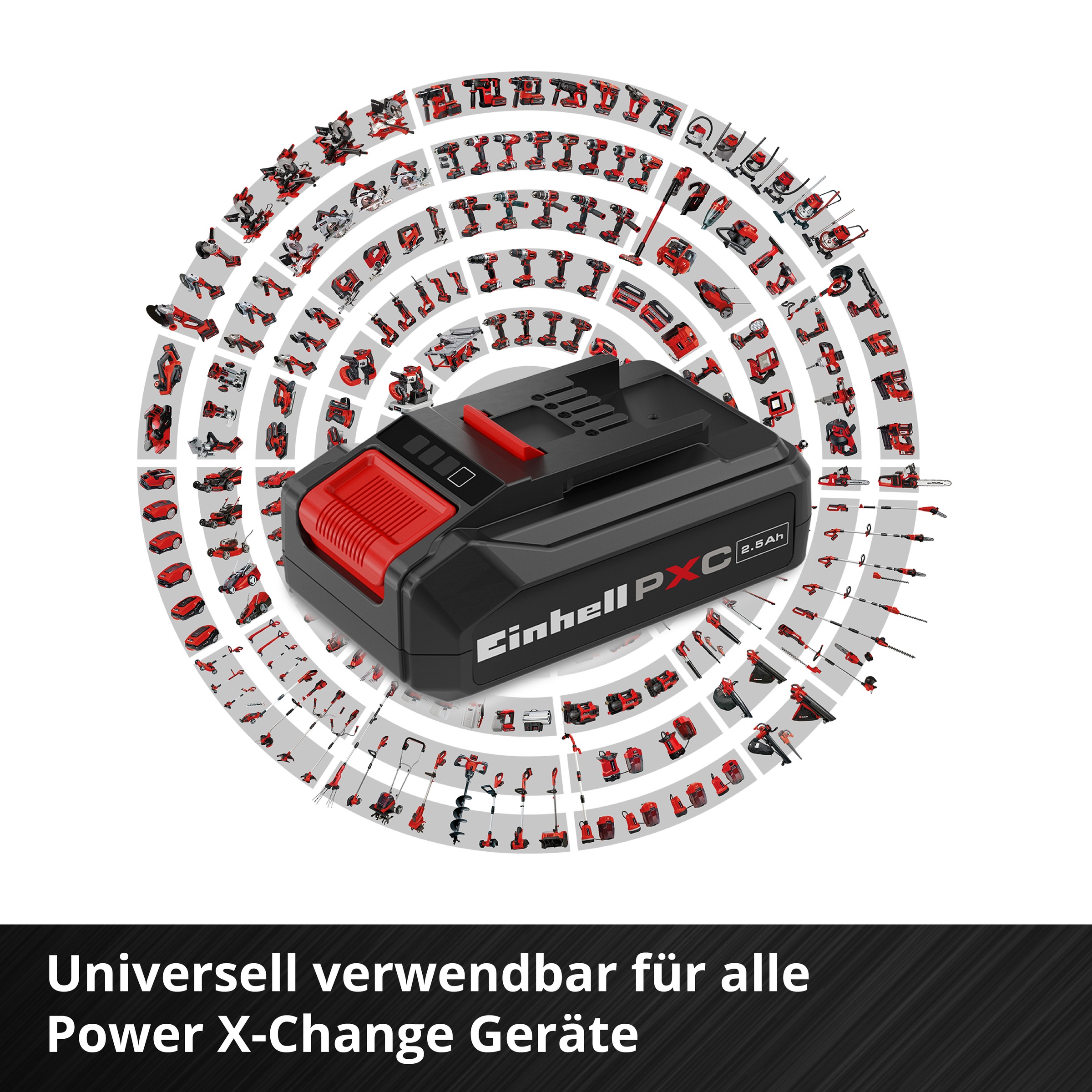 Einhell Akku Starter-Set »18V 2,5Ah PXC Starter Kit« 18 V, 2,5 Ah, inkl. Ladegerät