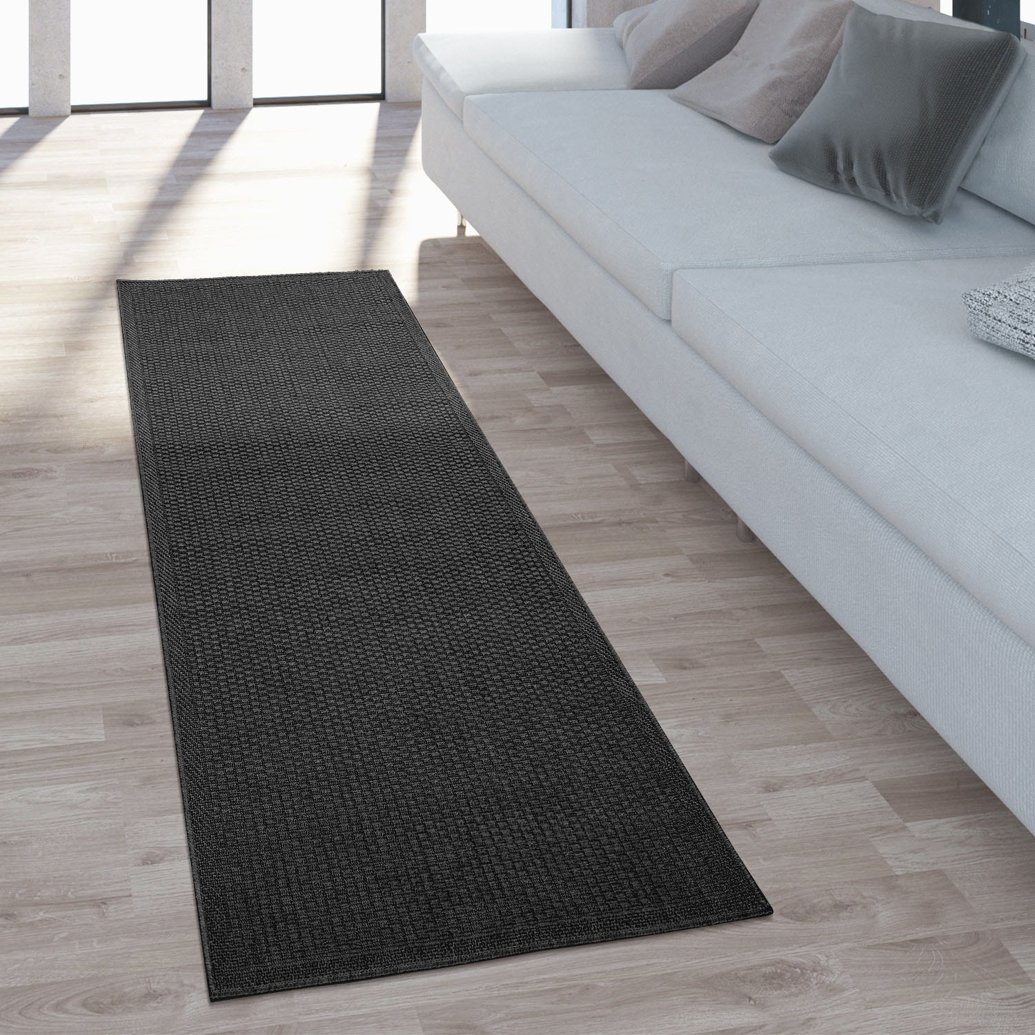 Paco Home Teppich »Timber 125«, rechteckig, 4 mm Höhe, Flachgewebe, Sisal O günstig online kaufen