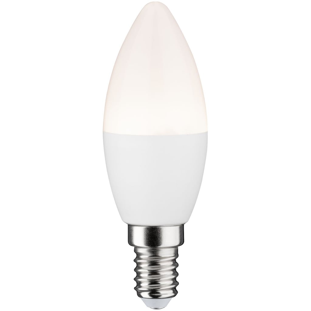 Paulmann LED-Leuchtmittel »Smart Home Zigbee Kerze 5 W Matt E14 2.700K Warmweiß«, E14, 1 St., Warmweiß