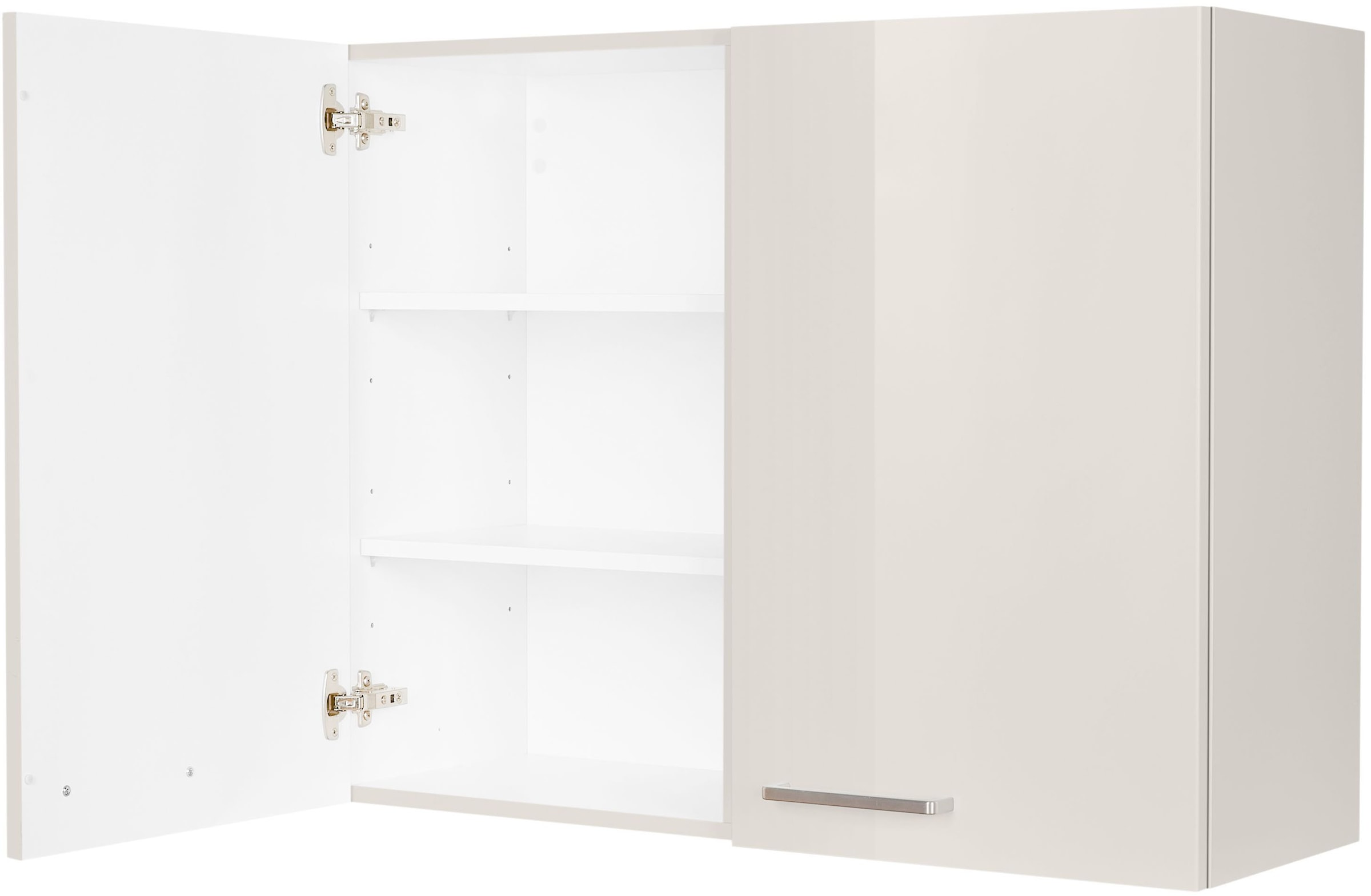 nobilia® Hängeschrank »"Flash", vormontiert, mit zwei Einlegeböden,«, Breite 90 cm