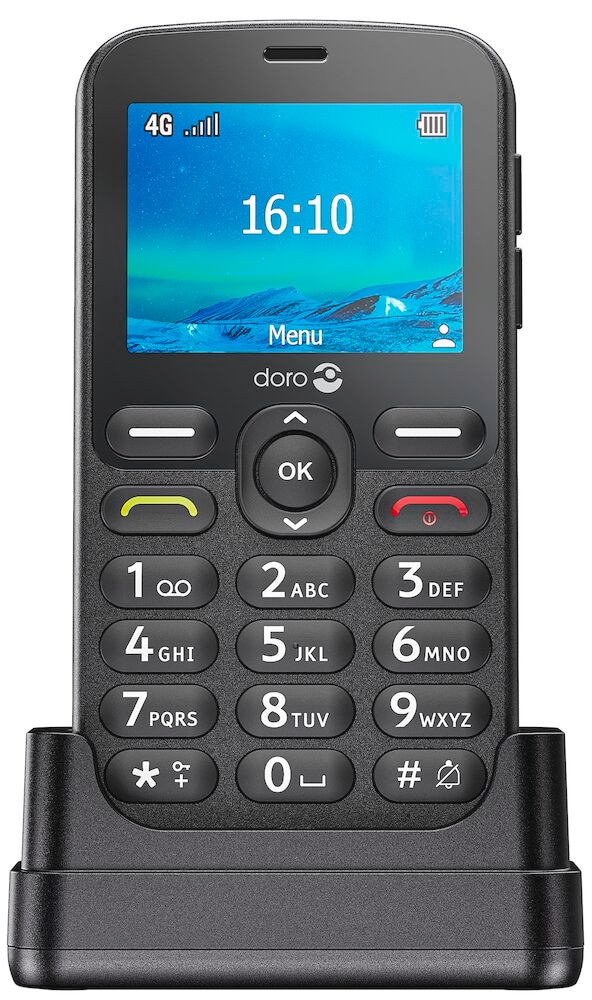 Doro Handy »1880 (ohne Netzteil)«, Schwarz