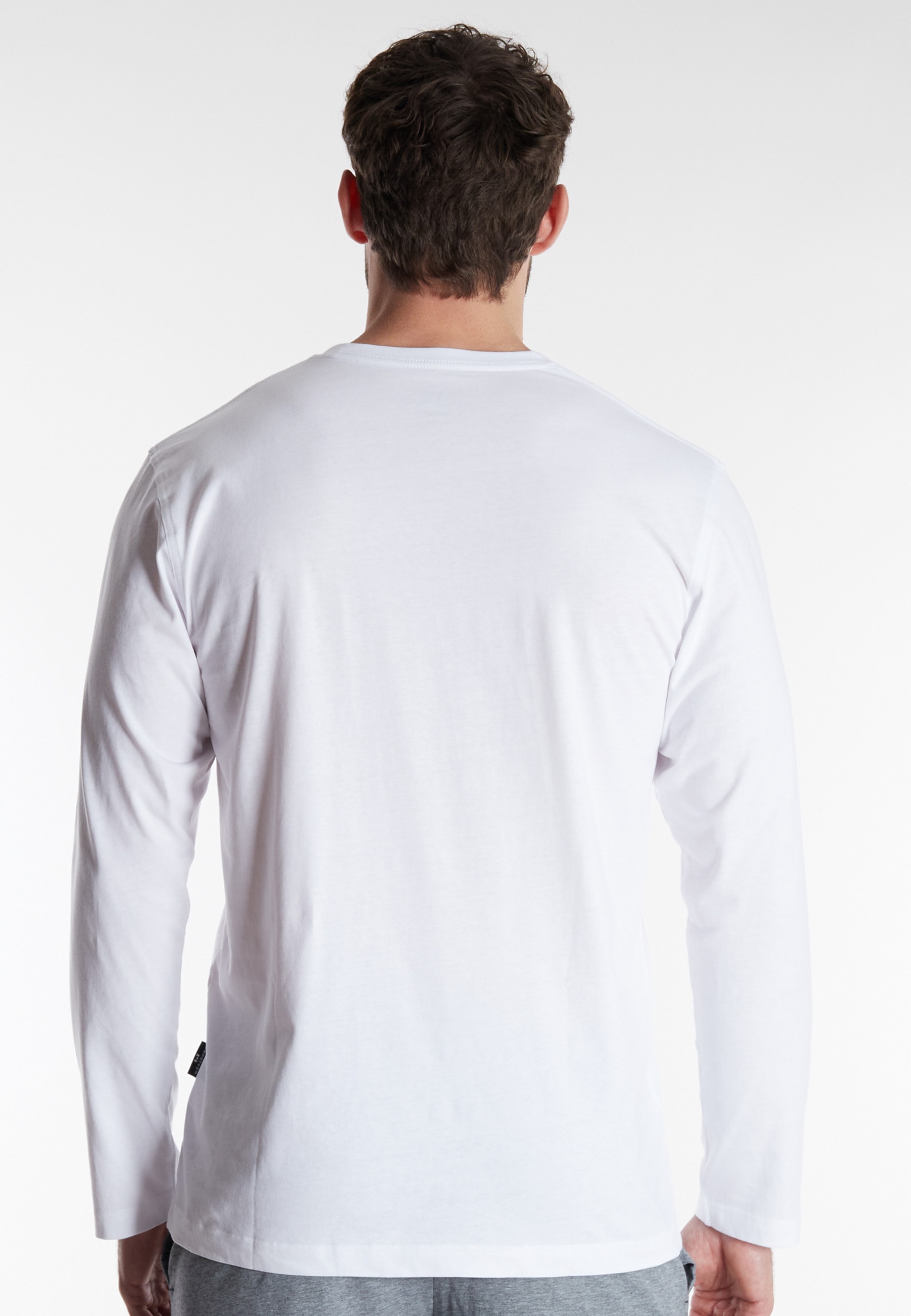 GÖTZBURG Langarmshirt »California« 2er Pack,  basic, Langarm, bequem, Rundhalsausschnitt, locker, 100% Baumwolle