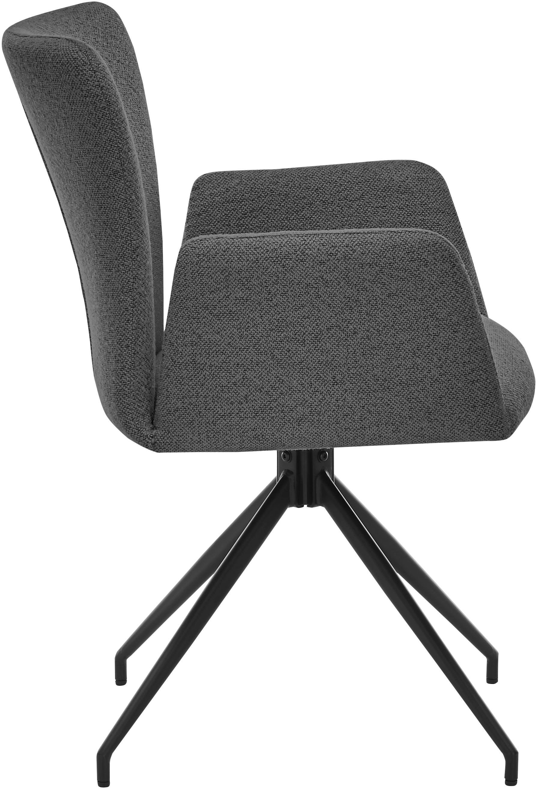 set one by Musterring Esszimmerstuhl »El Paso« () 2 Stk.Stativgestell drehbar, verschiedene Farben, Maße B58 x H86 x T62 cm