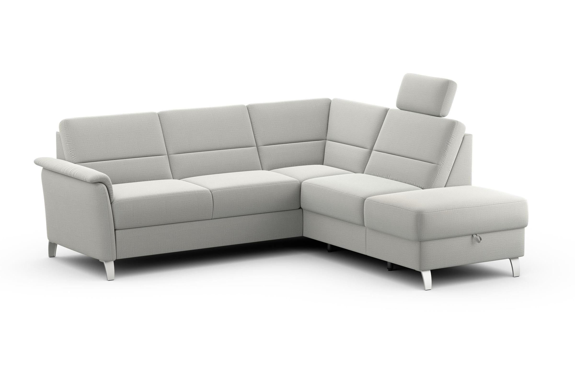 sit&more Ecksofa »Palmera L-Form«, Federkern, wahlweise mit Bettfunktion un günstig online kaufen