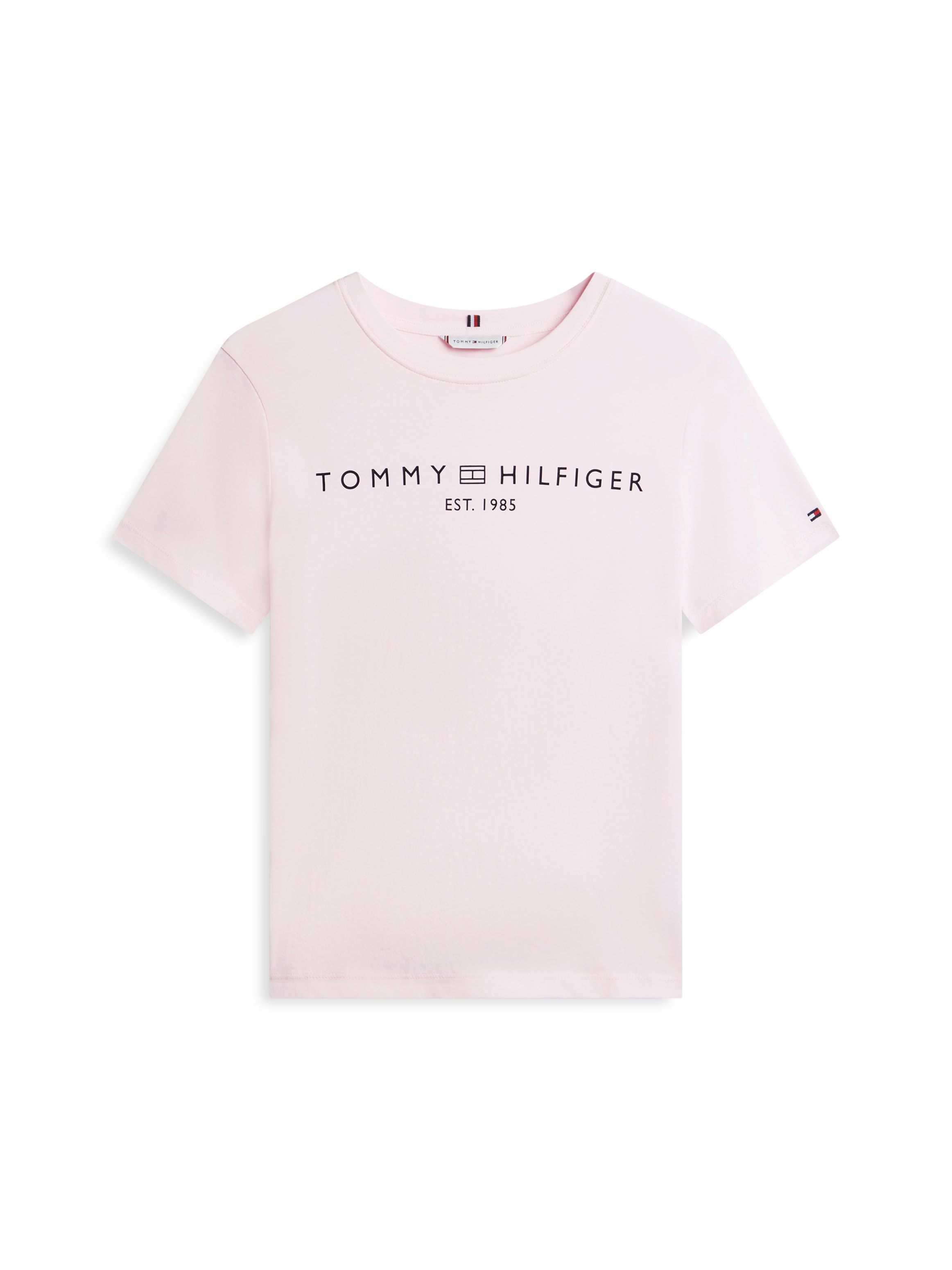 Tommy Hilfiger Kurzarmshirt »REG CORP LOGO C-NK SS« Baumwolle