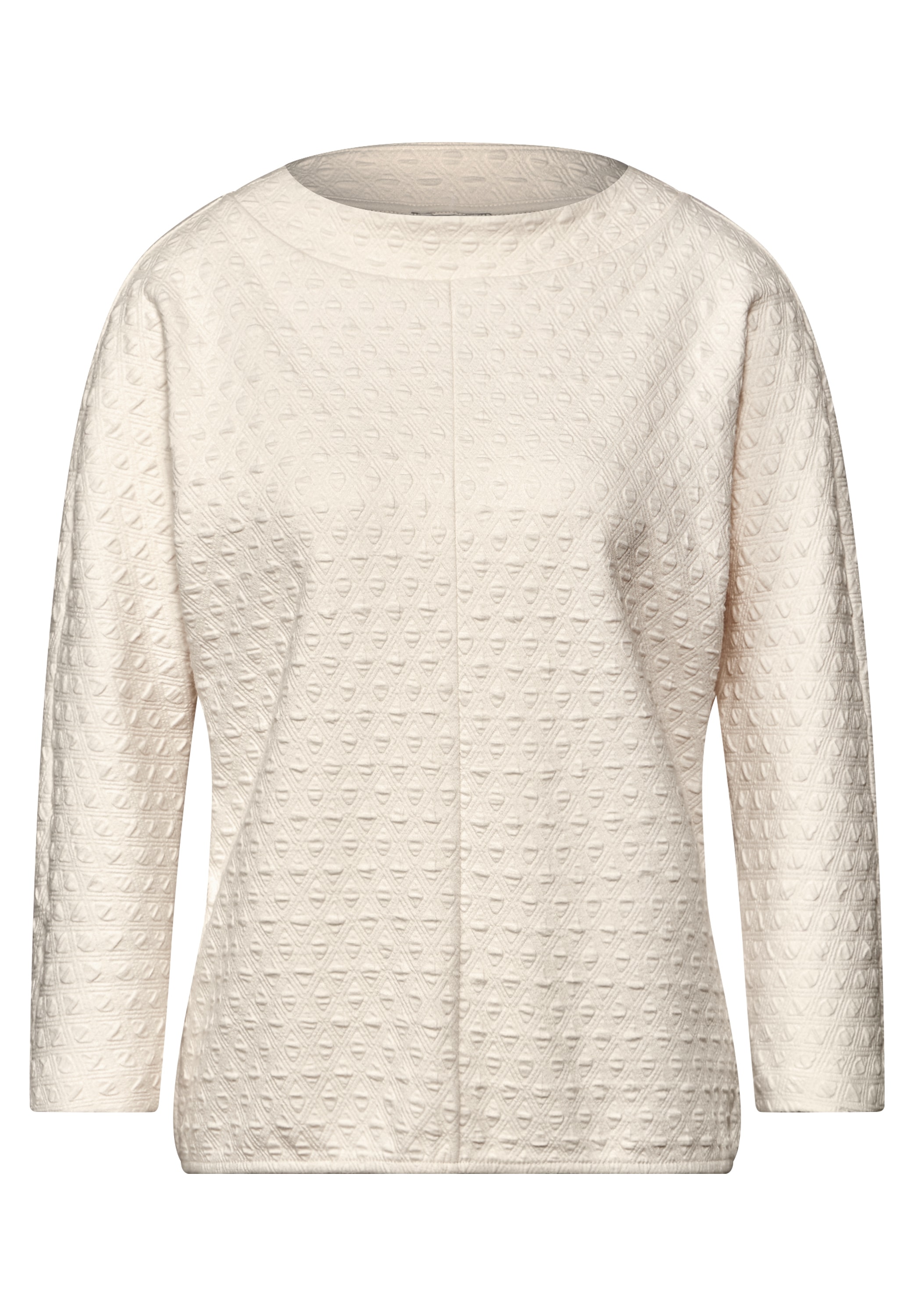 STREET ONE 3/4-Arm-Shirt, mit Strukturmuster