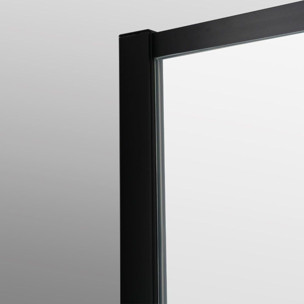 welltime Walk-in-Dusche »Black Blocks Clear«