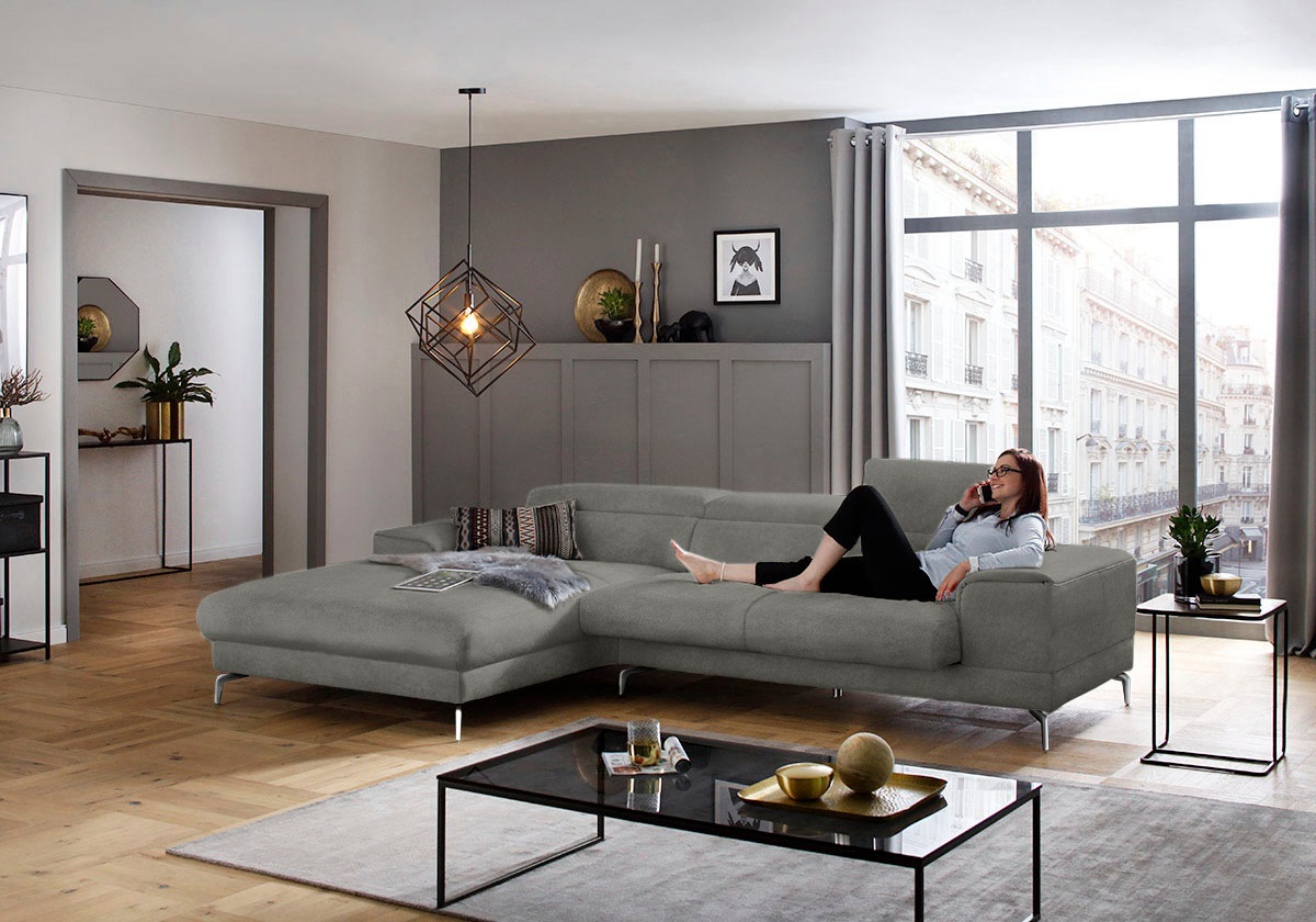 W.SCHILLIG Ecksofa »piedroo, Designsofa mit tollem Sitzkomfort, bequem und günstig online kaufen
