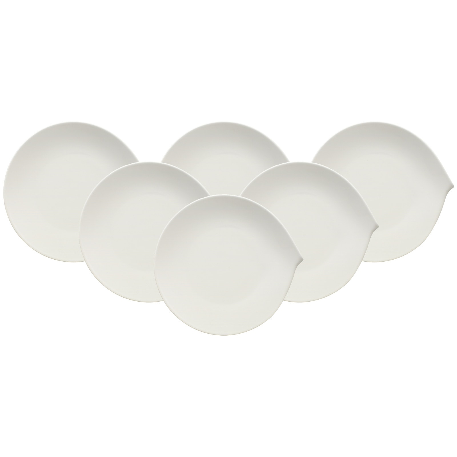 Villeroy & Boch Speiseteller »Speiseteller Flow ø 27 cm 6er Set weiß« günstig online kaufen